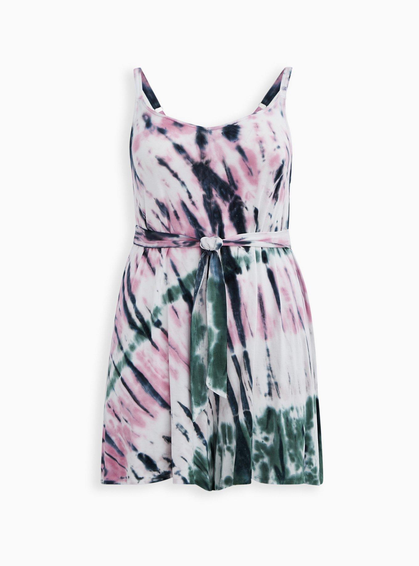 Super Soft Multi Tie-Dye Romper, , hi-res
