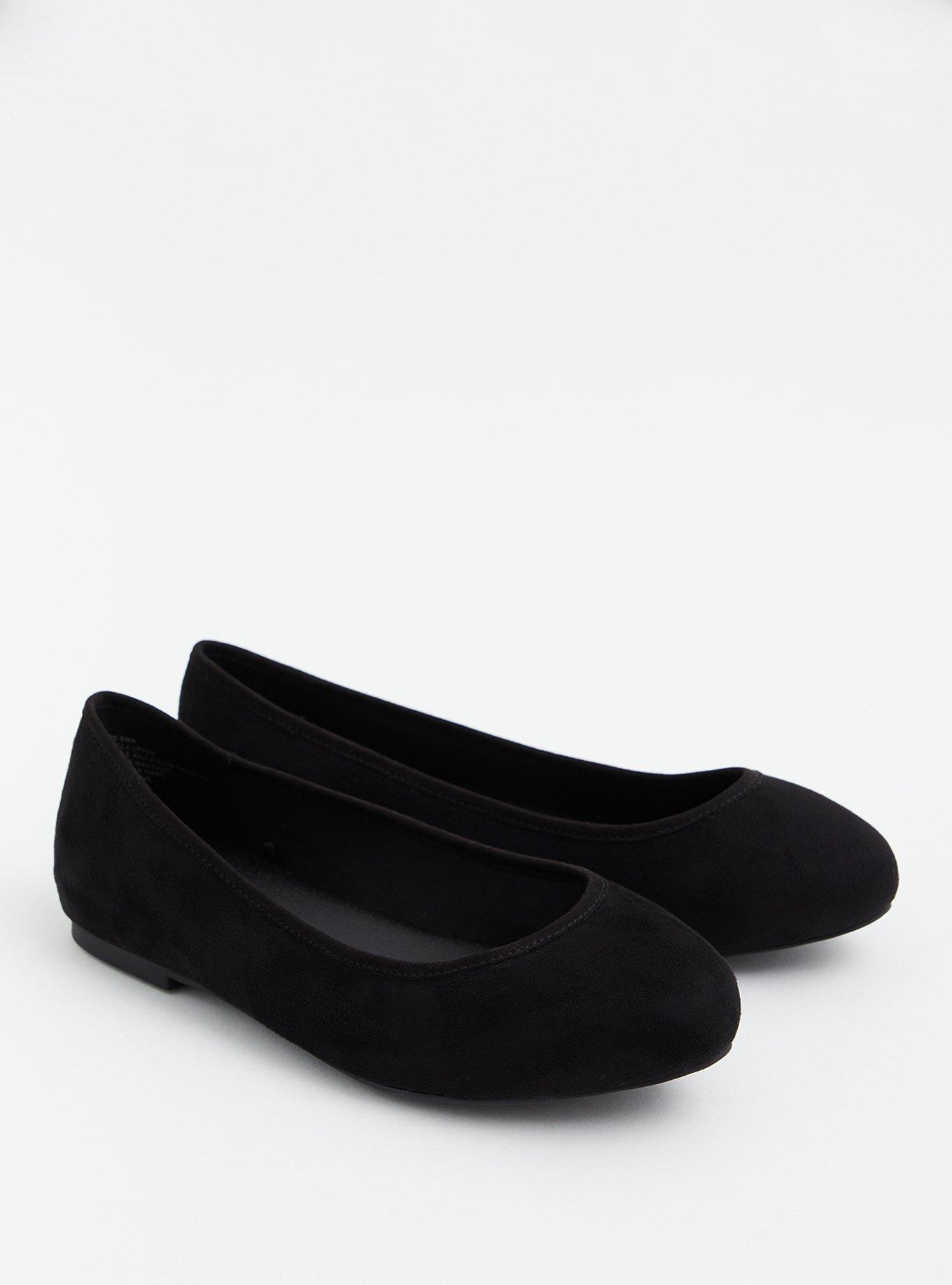 Ballet Flat (WW), BLACK, hi-res