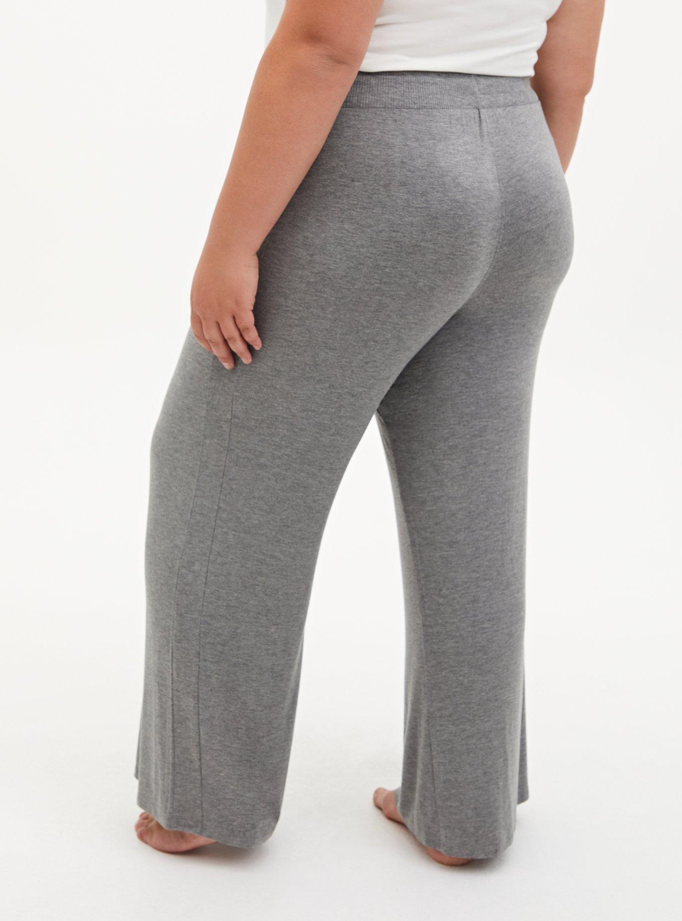 Heather Grey Wide Leg Lounge Pants