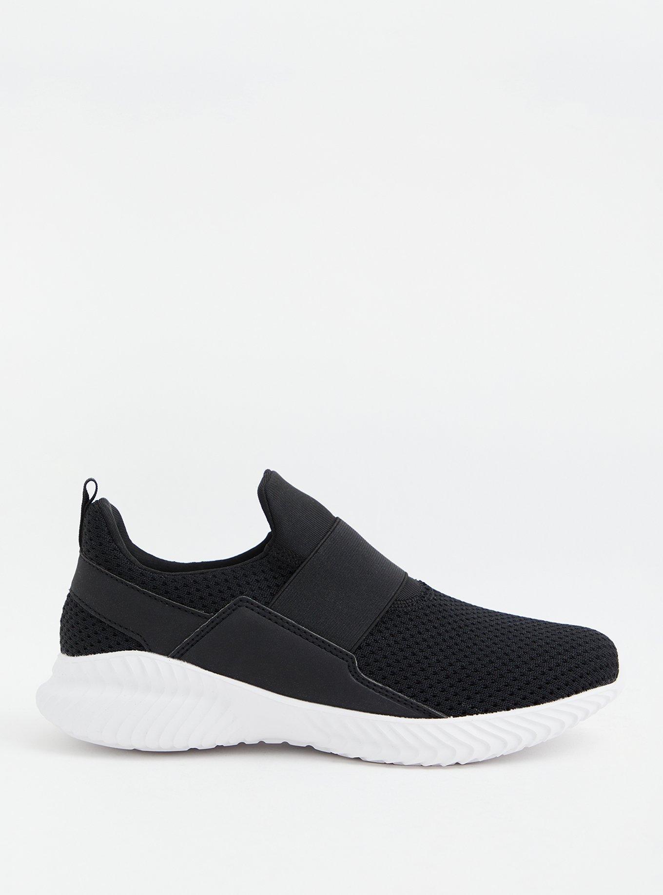 Slip on sneakers store with elastic strap