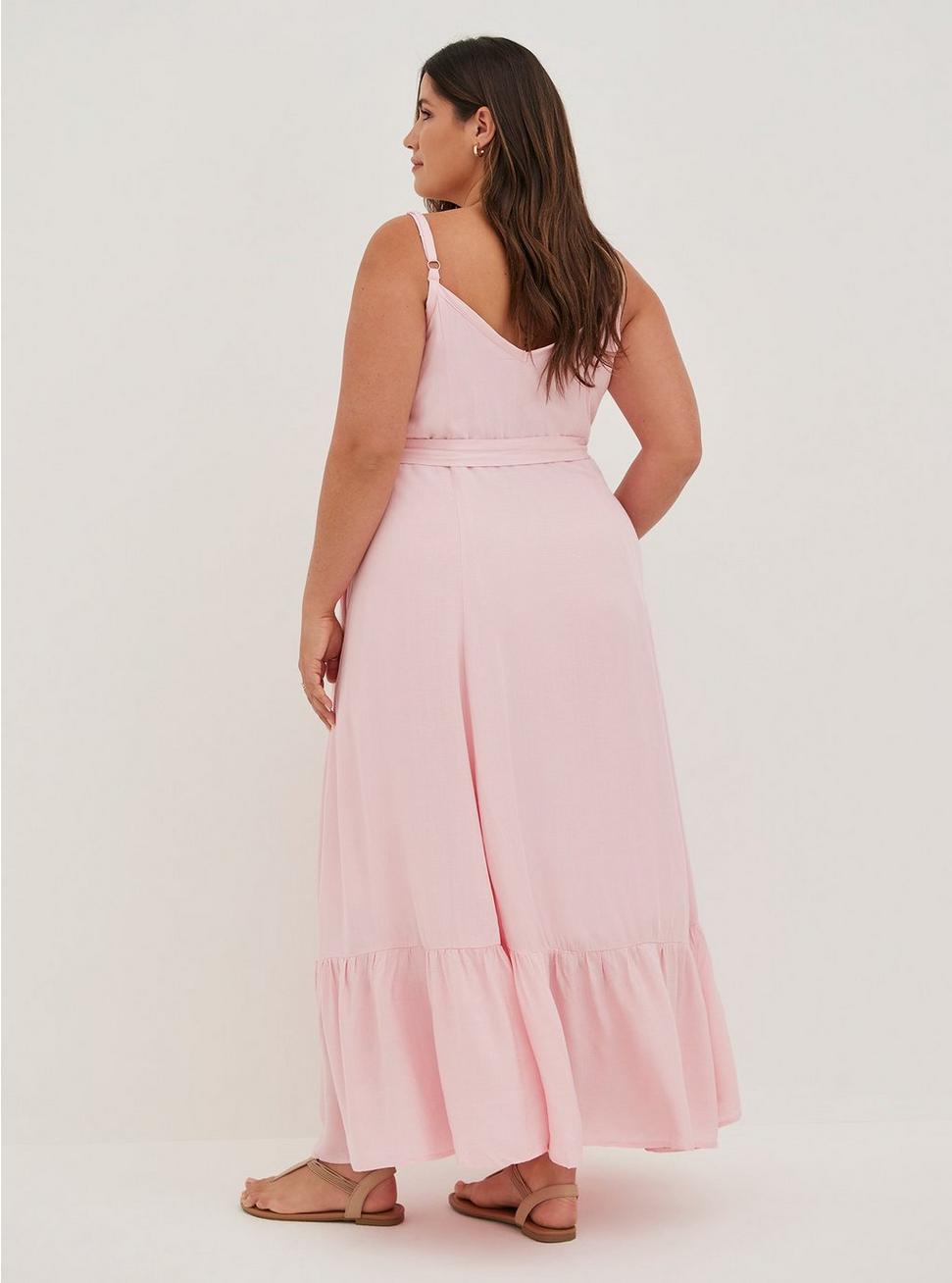 Cotton Slub Tiered Gown in Blossom Cotton Slub Tiered Gown in Blossom