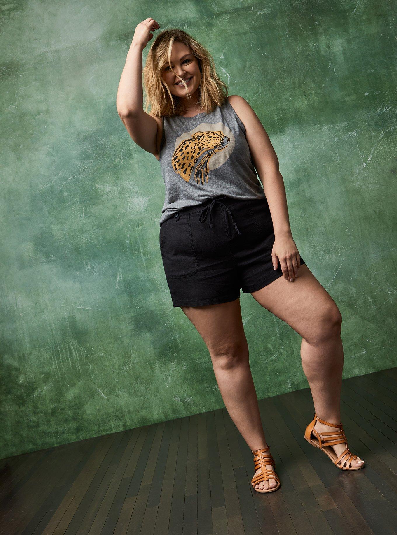 Plus Size Classic Fit Tank - Triblend Jersey Cheetah Grey, MEDIUM HEATHER GREY, alternate