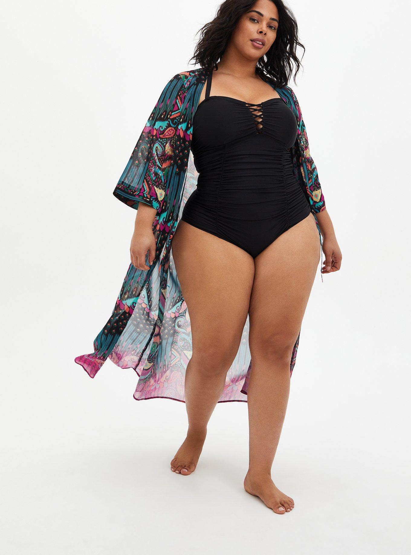 Plus size store swimsuit coverups torrid