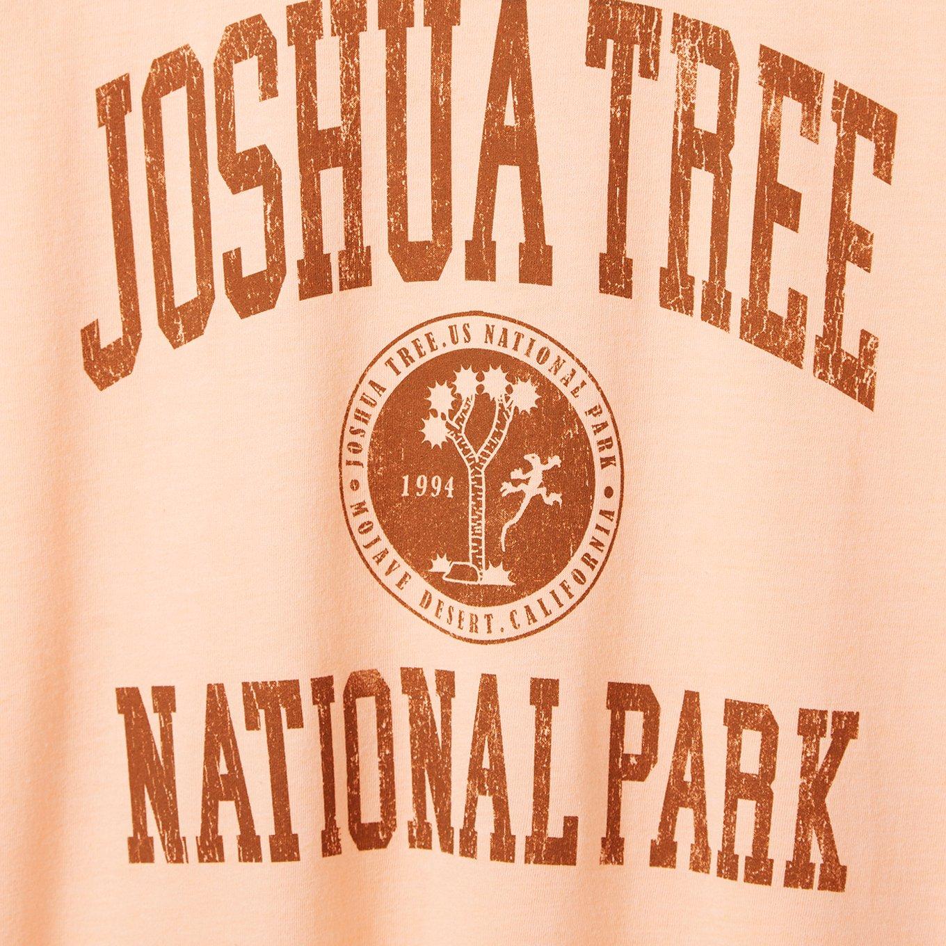 Plus Size Slim Fit Crew Tee - Joshua Tree Coral, PEACH NECTAR, swatch