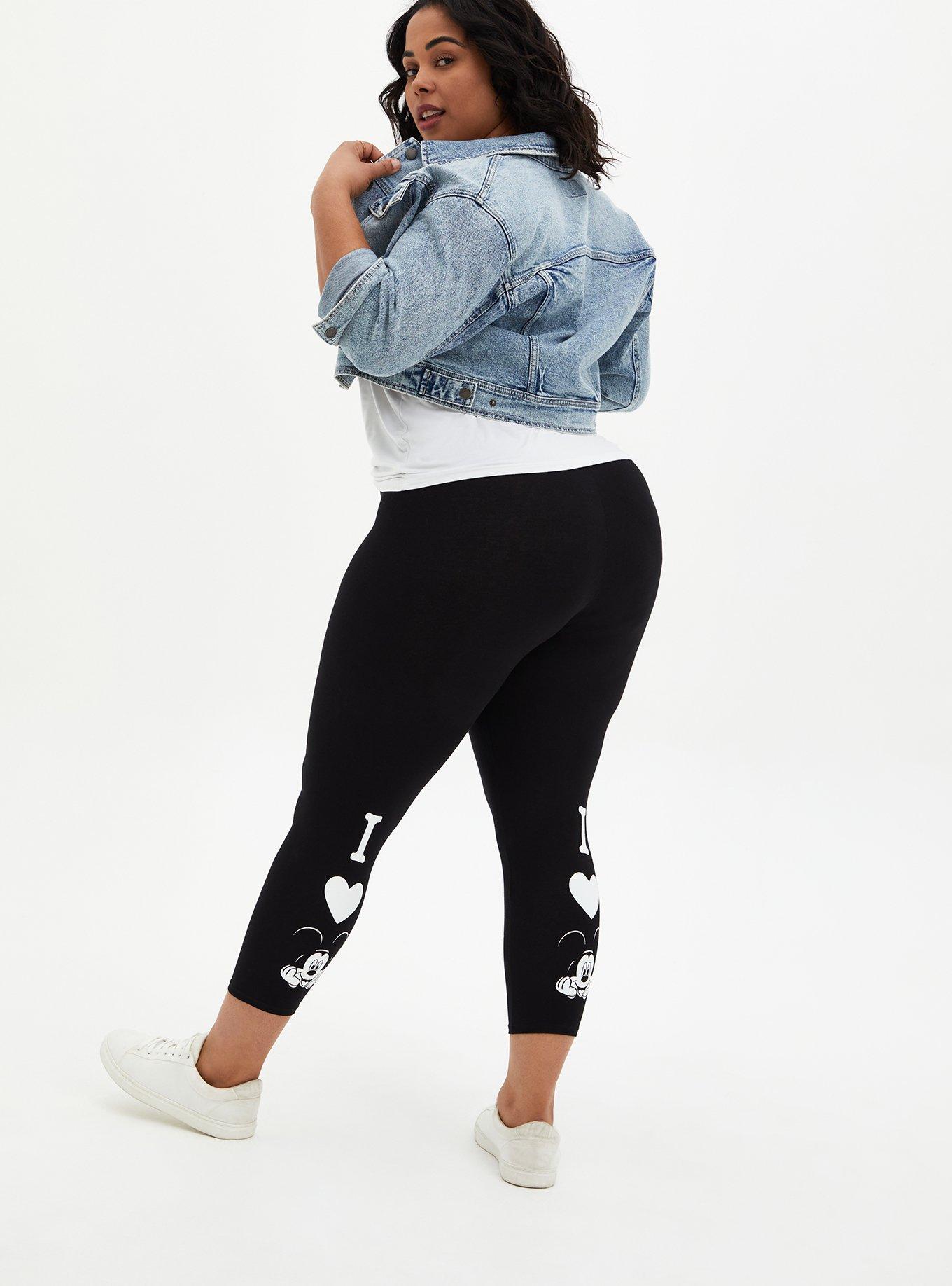 Plus Size - I Heart Mickey Crop Legging - Torrid