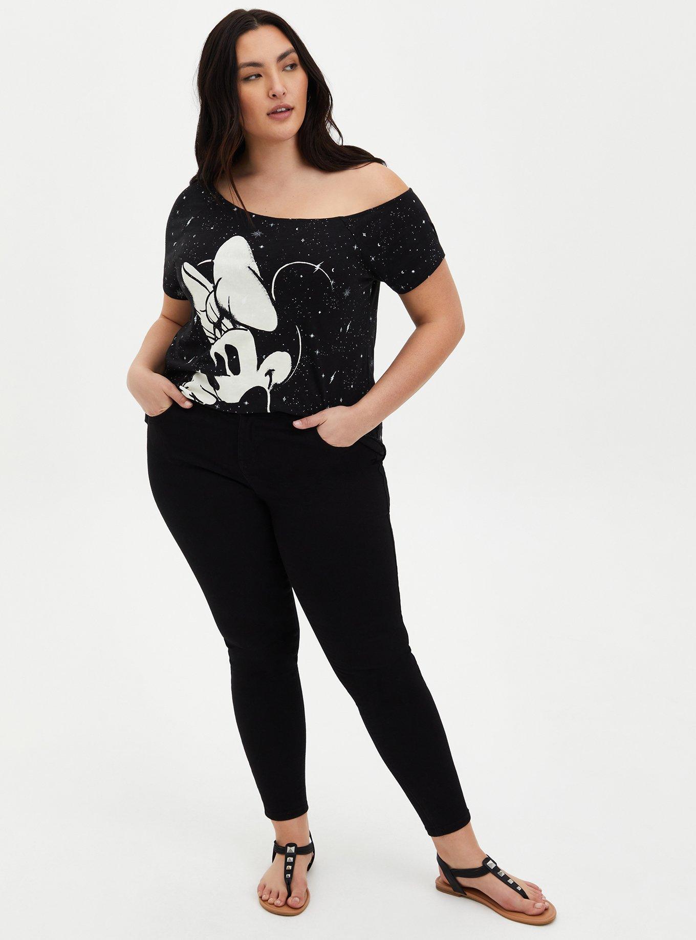 off shoulder disney shirt