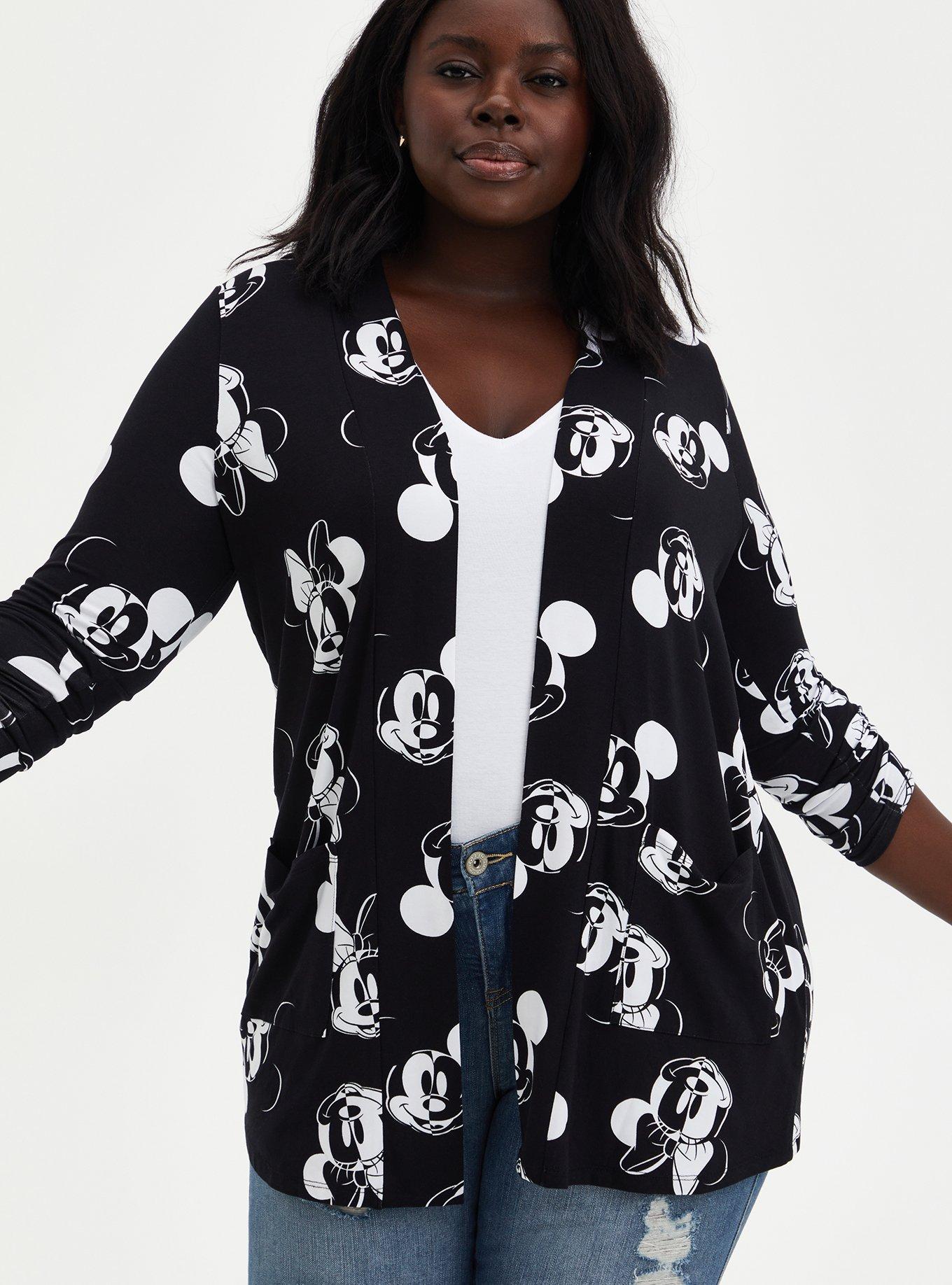 Disney Womens Plus Size Mickey Mouse Friends Fleece Long Sleeve Sweats –  Open and Clothing