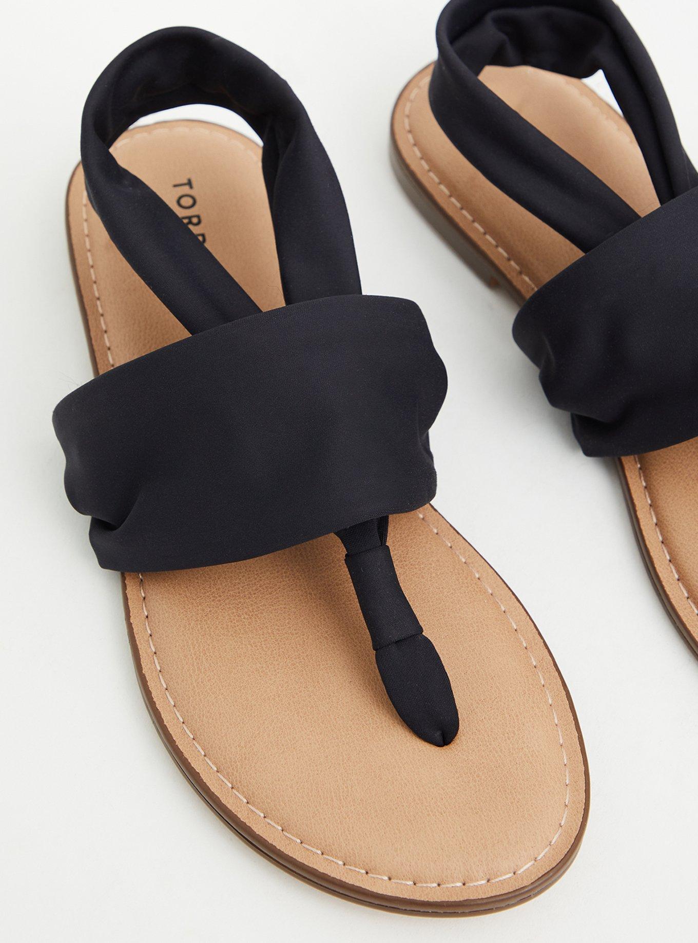 Sandals with fabric straps new arrivals