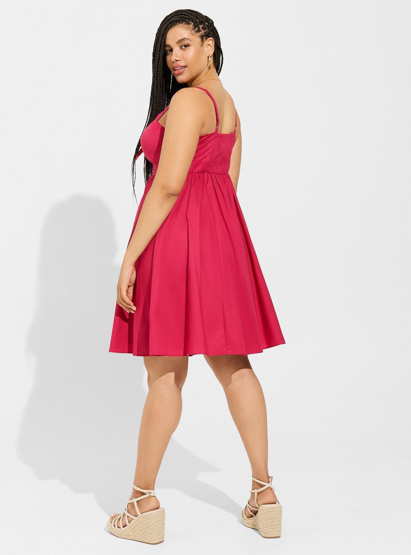 Plus Size - Poplin Dress - Torrid