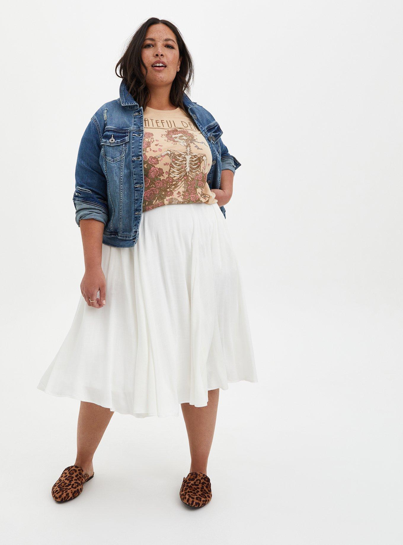 Plus Size Classic Fit Crew Tee - Grateful Dead Pink , PINK, alternate