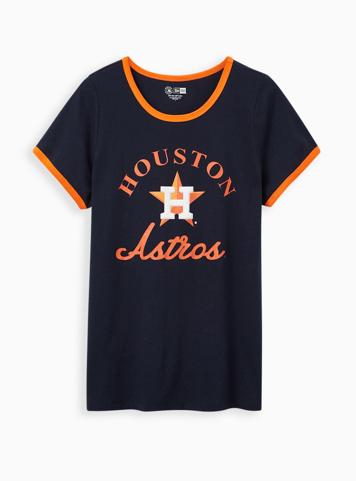 MLB Houston Astros Boys' Gray Poly T-Shirt - XS