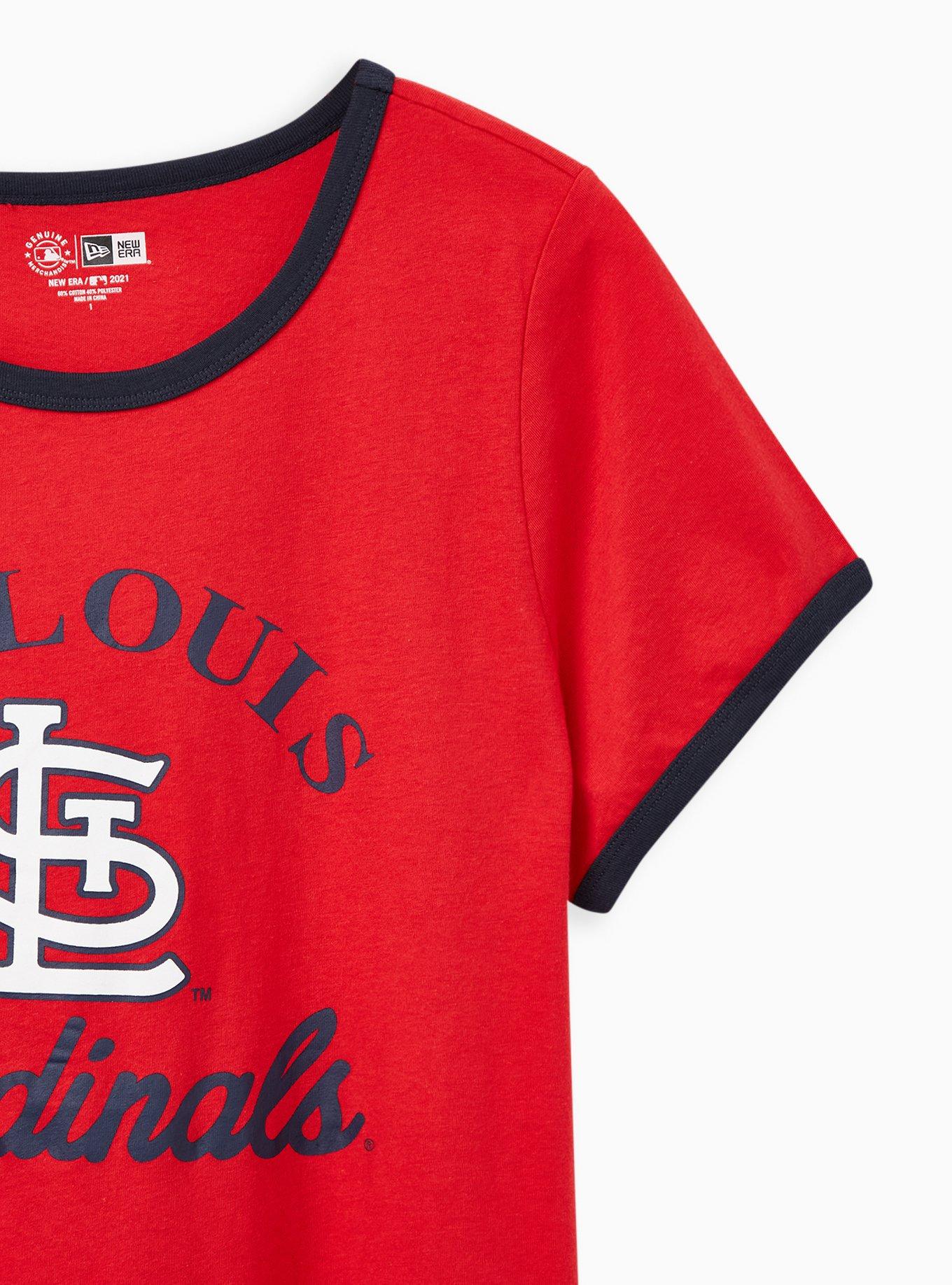 Plus Size - MLB St. Louis Cardinals Red Triblend Tee - Torrid