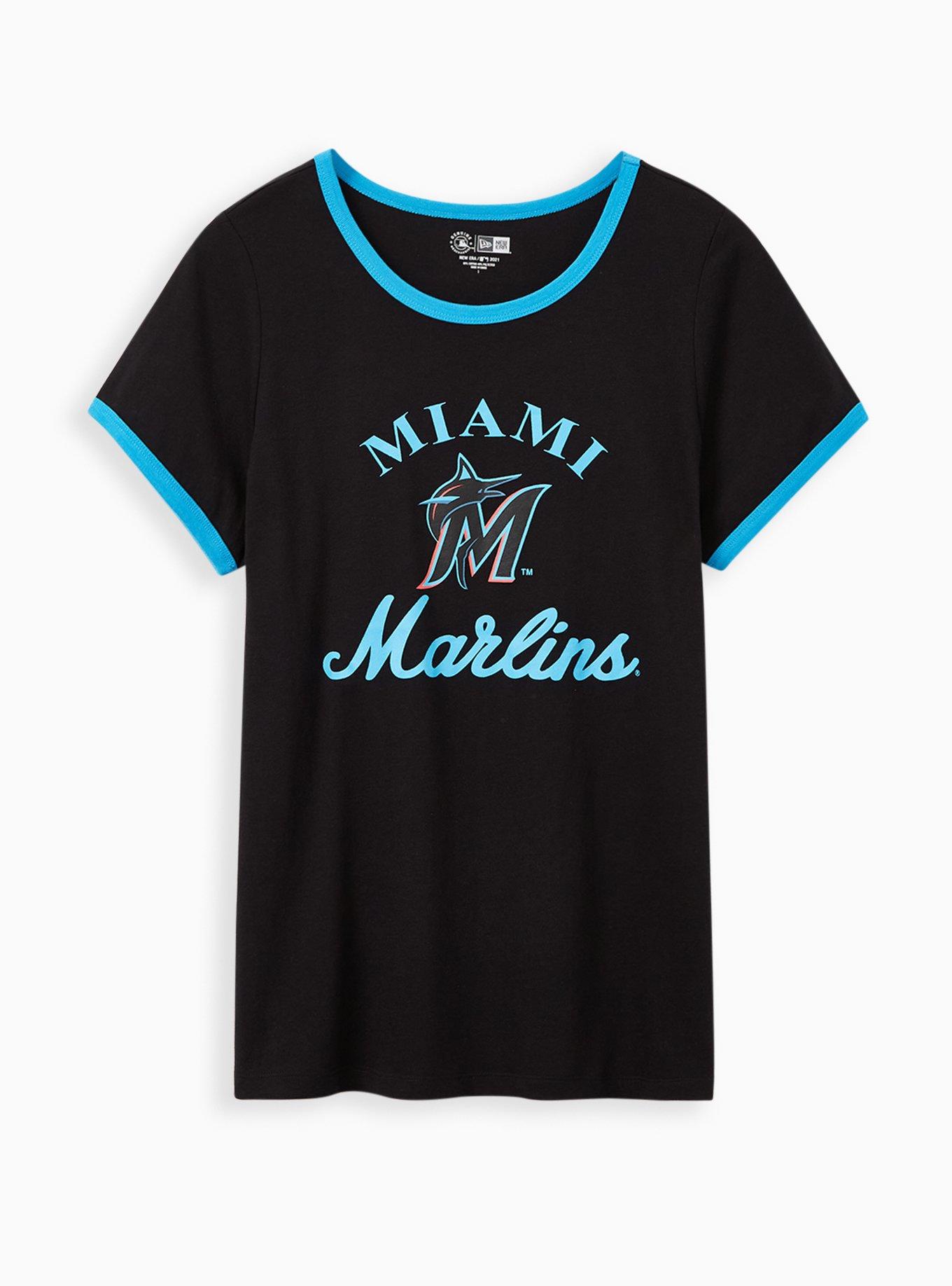 Vintage Florida Marlins T Shirt Tee Logo 7 Size Large L MLB 