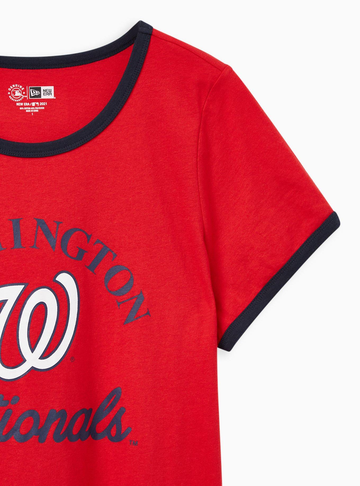 Plus Size - MLB Washington Nationals Red Triblend Tee - Torrid