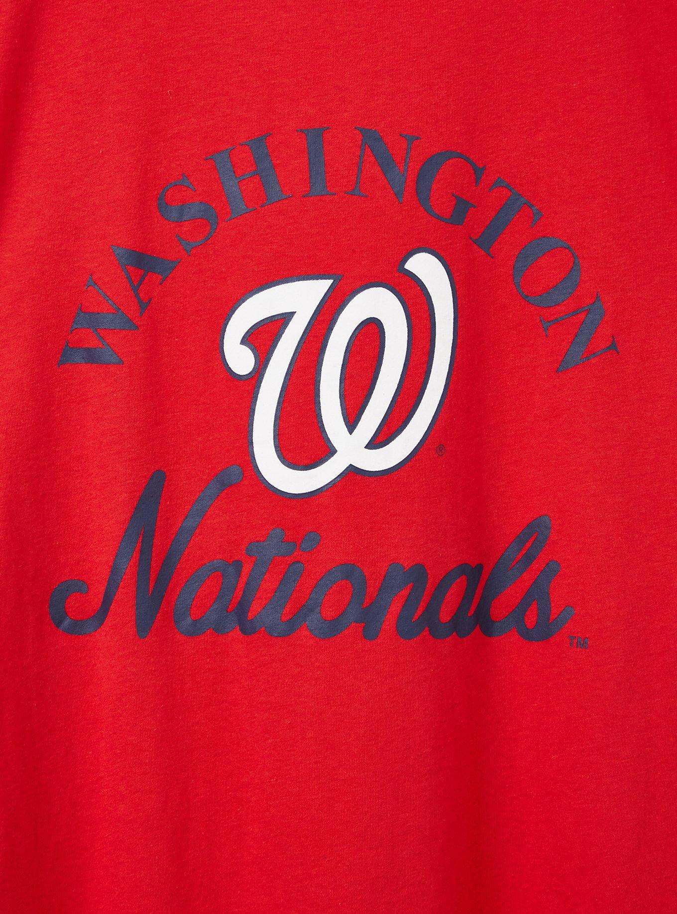 Plus Size - MLB Washington Nationals Red Triblend Tee - Torrid