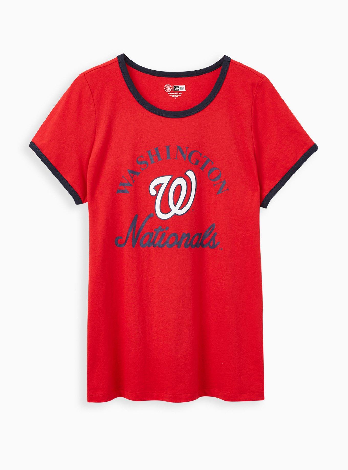 Plus Size - Classic Fit - MLB Washington Nationals Tee Red - Torrid