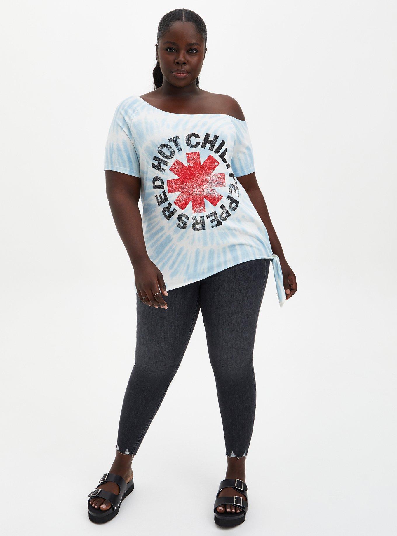 Plus size off the best sale shoulder tee