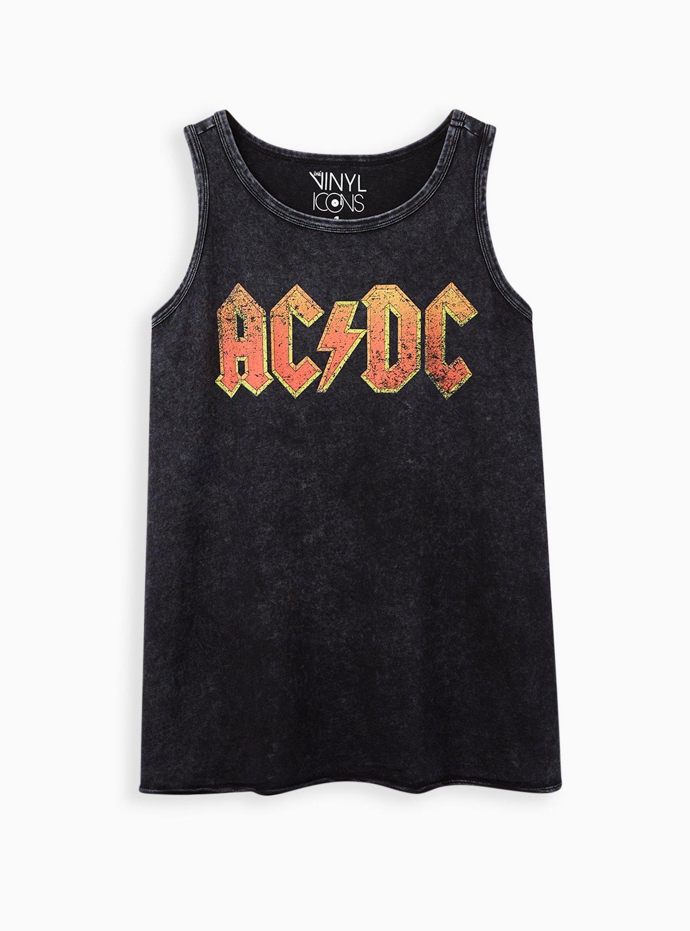 Plus Size - Classic Fit - AC/DC Black Wash Tank - Torrid