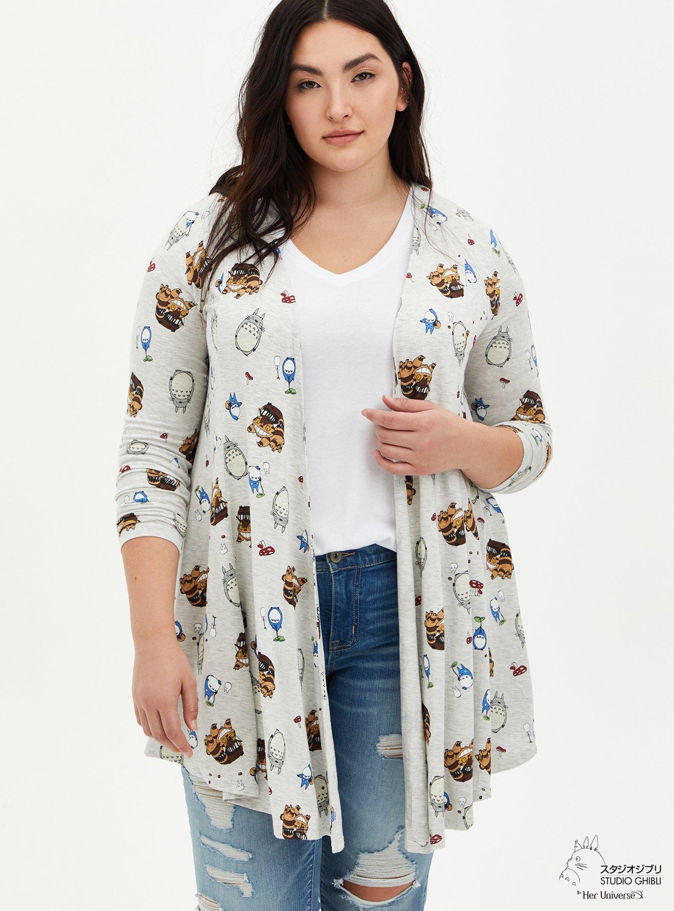 Plus Size - Her Universe Studio Ghibli Totoro Fit & Flare Cardigan