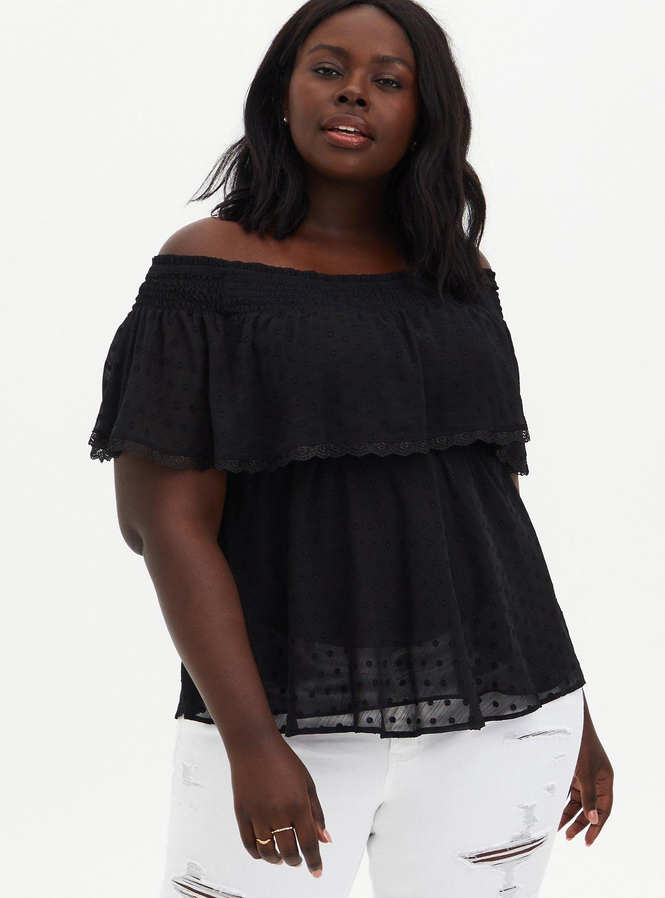 Off shoulder sweatshirt online plus size