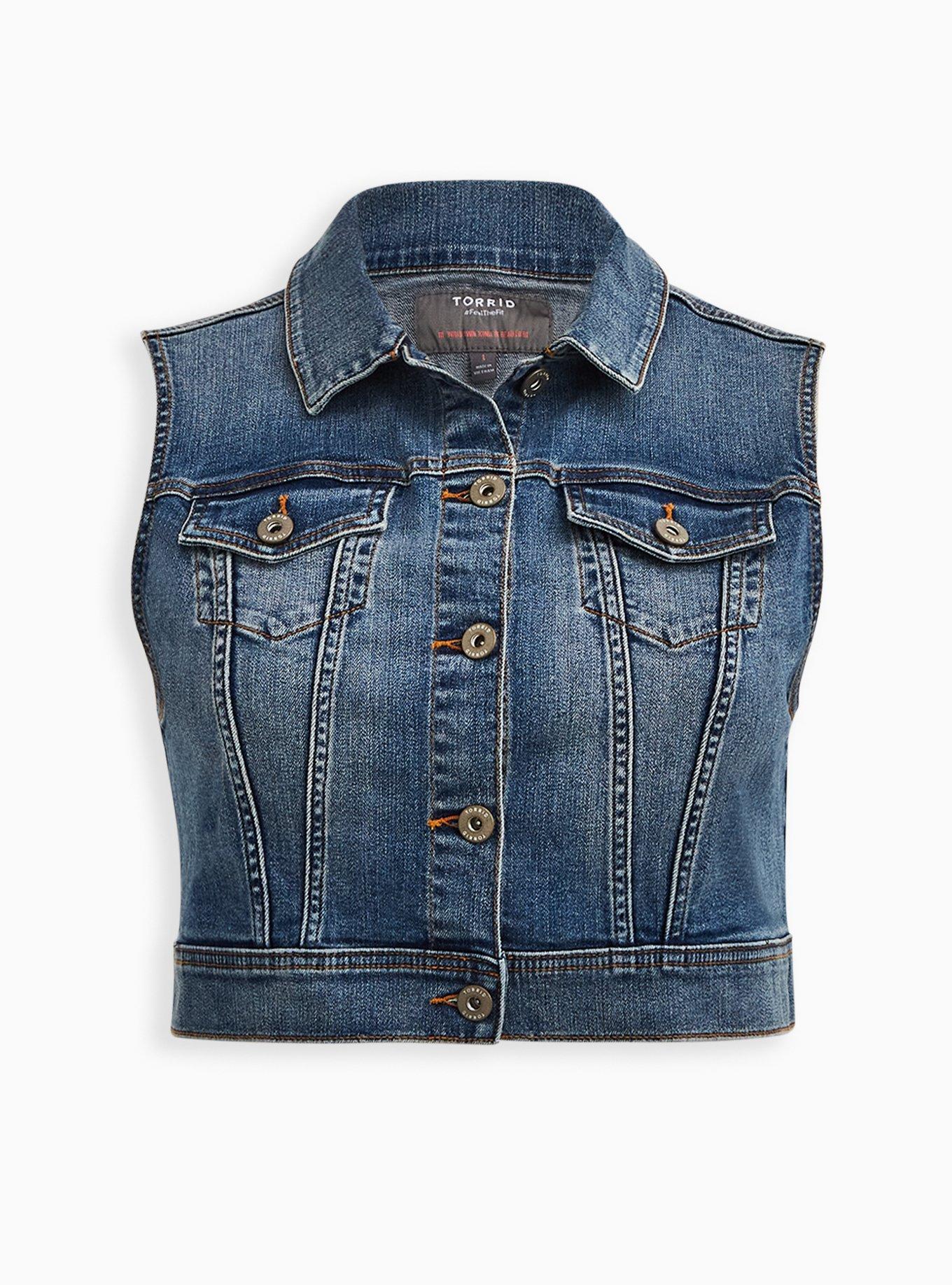 Torrid shop denim vest