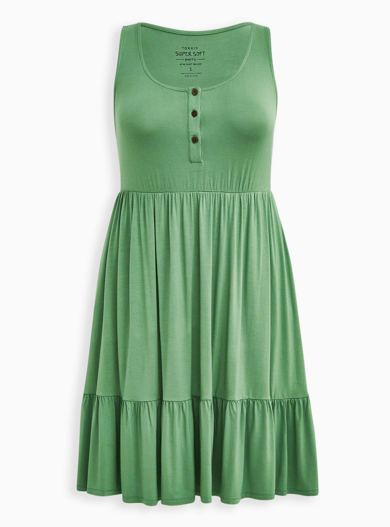 Mini Super Soft Tiered Skater Dress, , hi-res