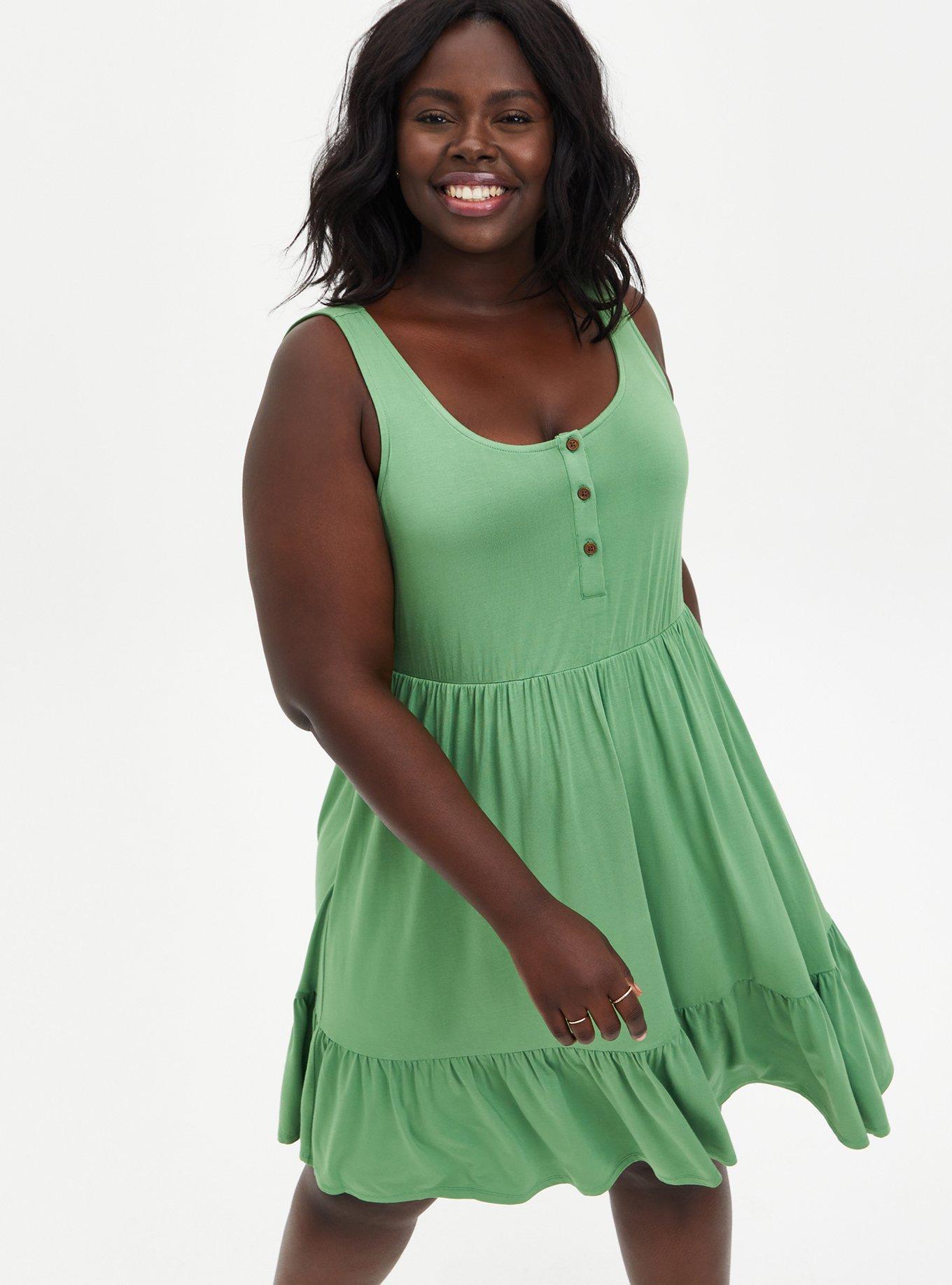 Mini Super Soft Tiered Skater Dress, , hi-res