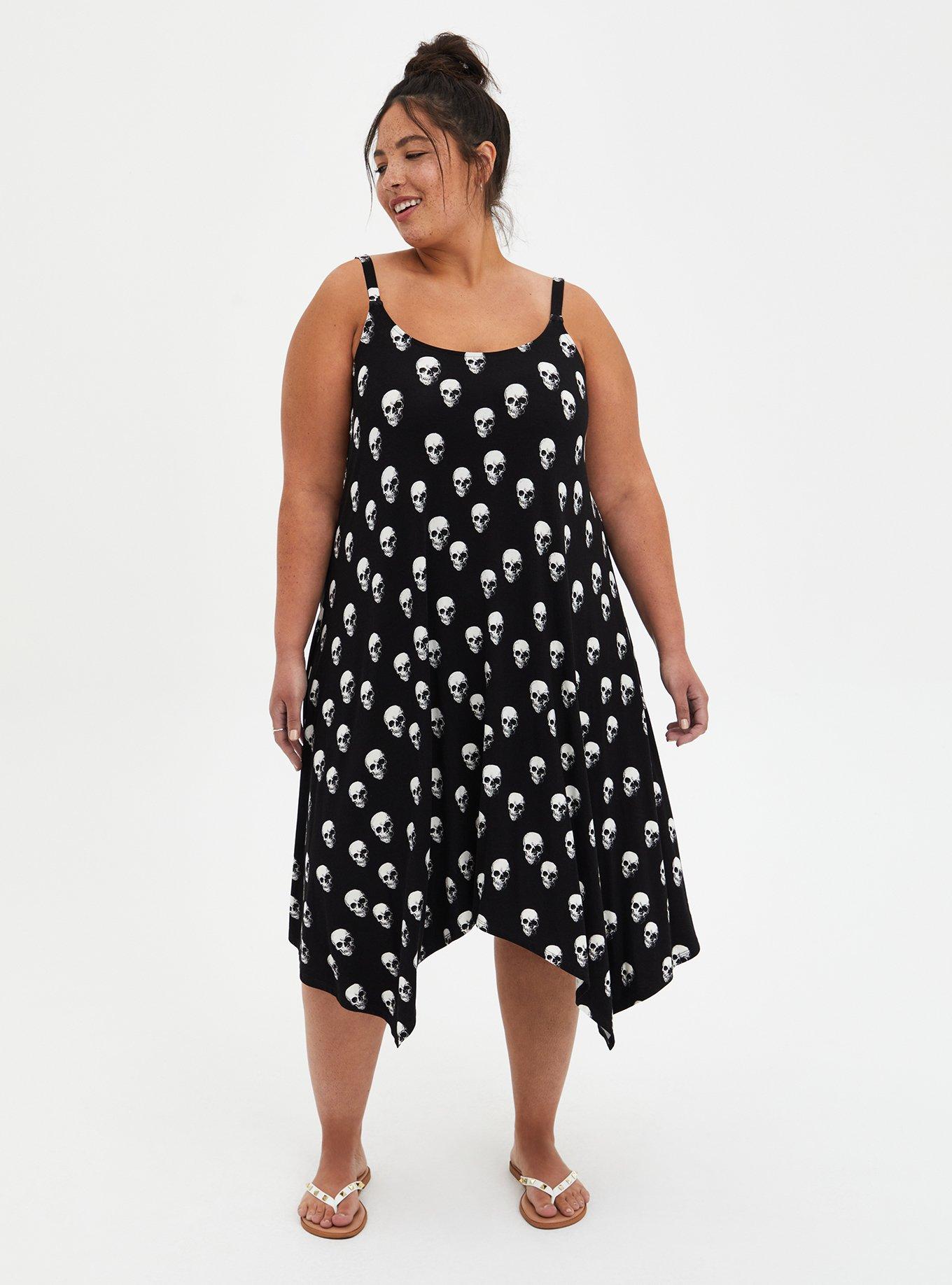 Plus Size Midi Jersey Trapeze Dress Torrid