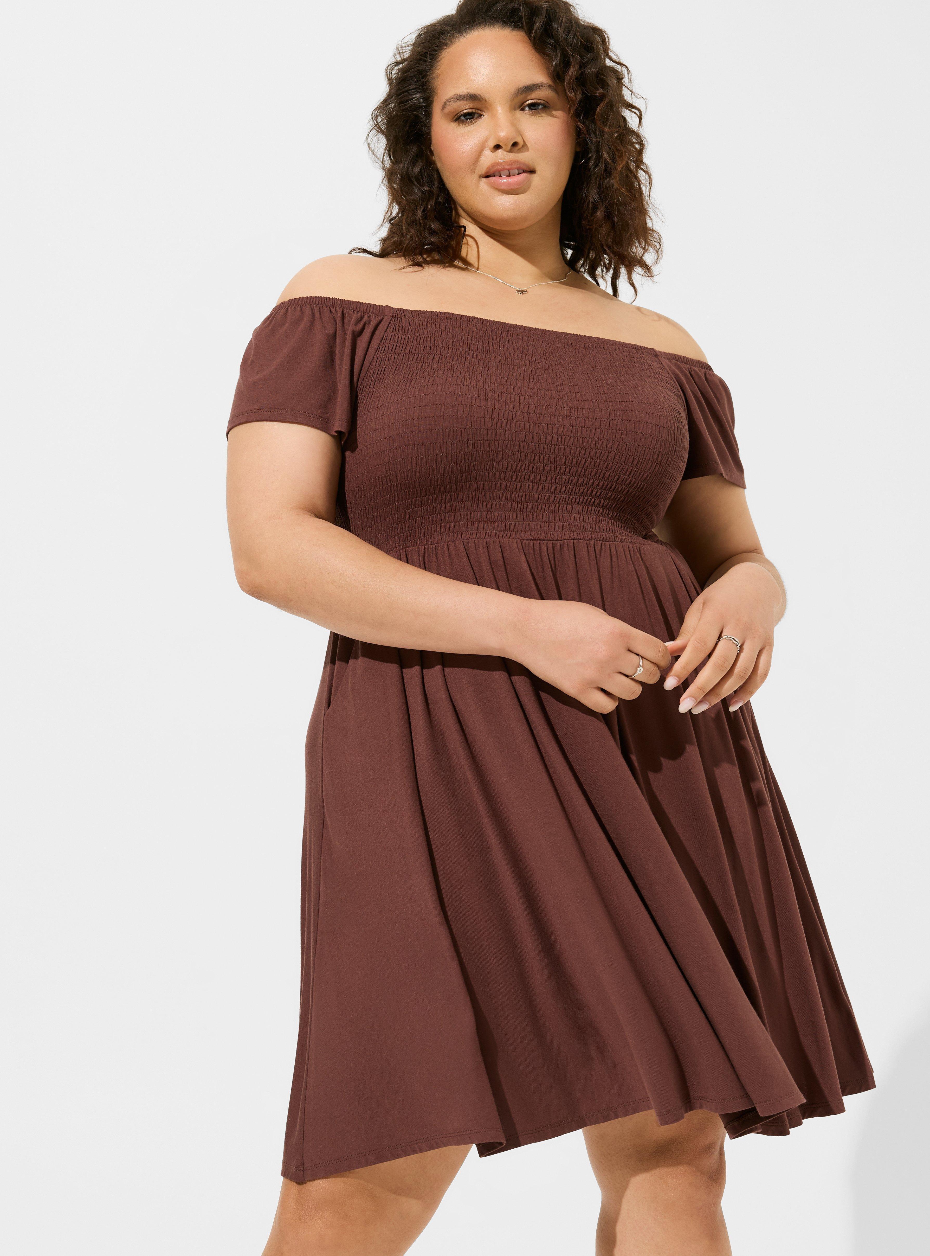 Mini Super Soft Off-Shoulder Dress