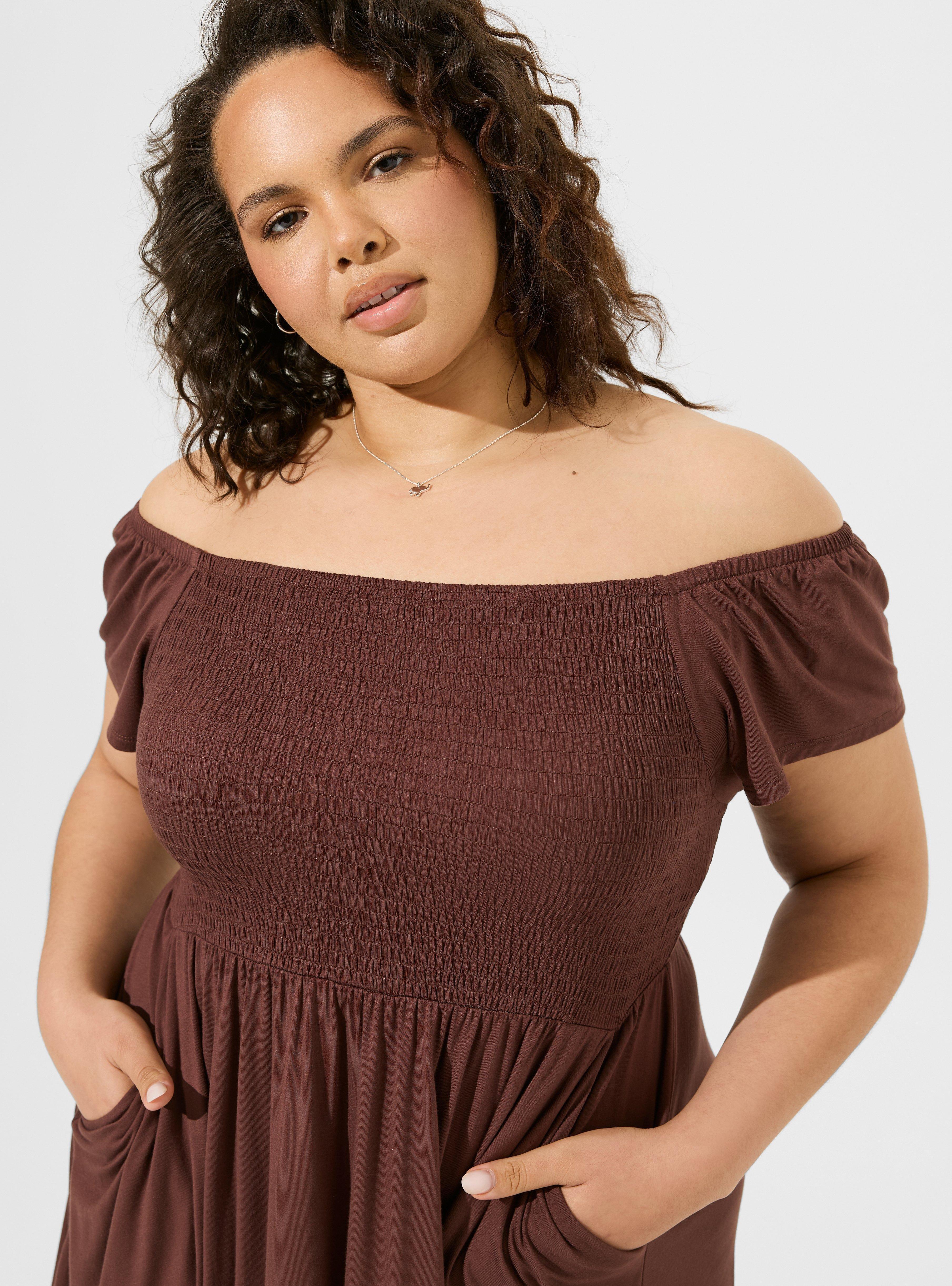 Mini Super Soft Off-Shoulder Dress