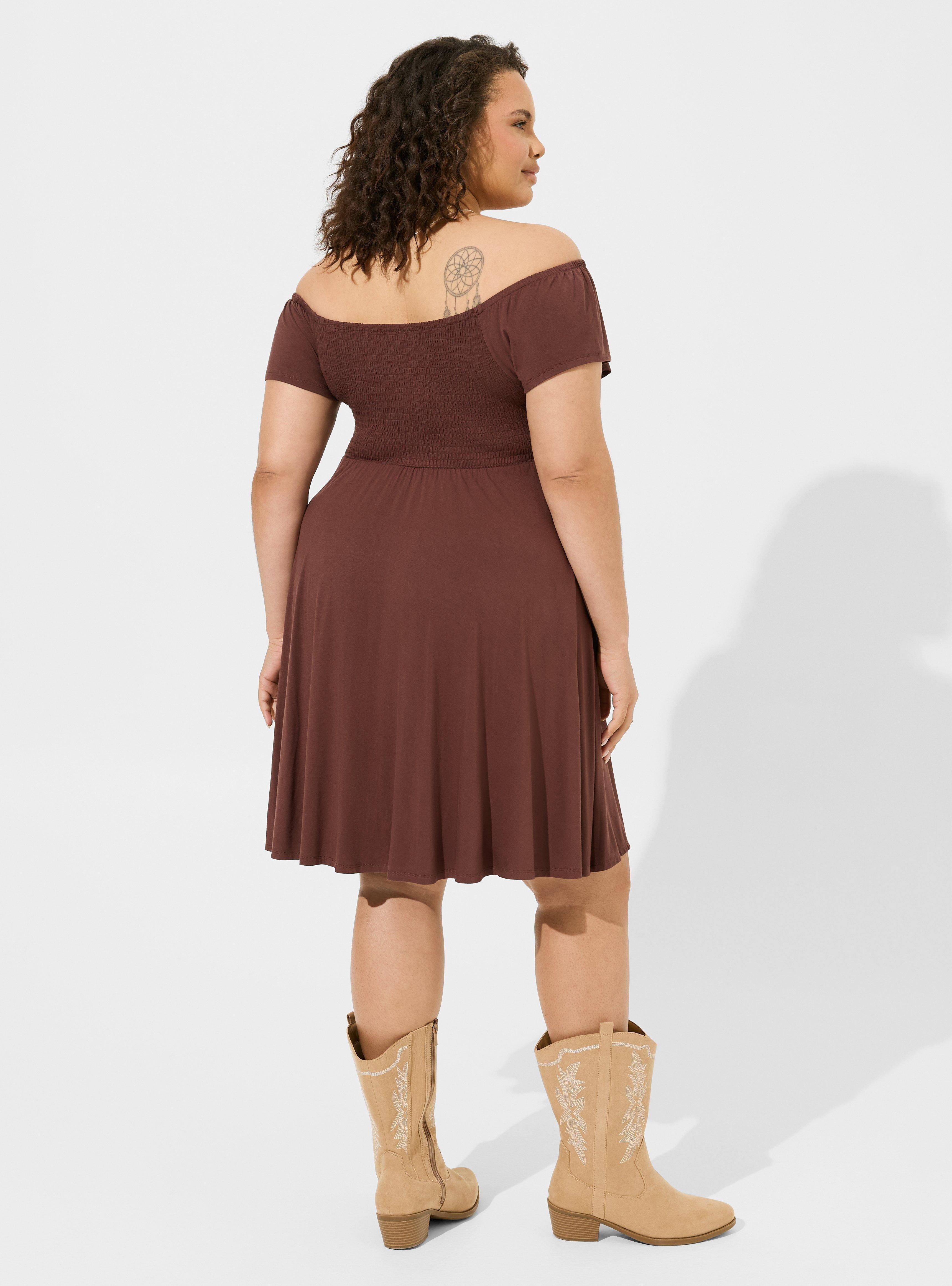 Mini Super Soft Off-Shoulder Dress