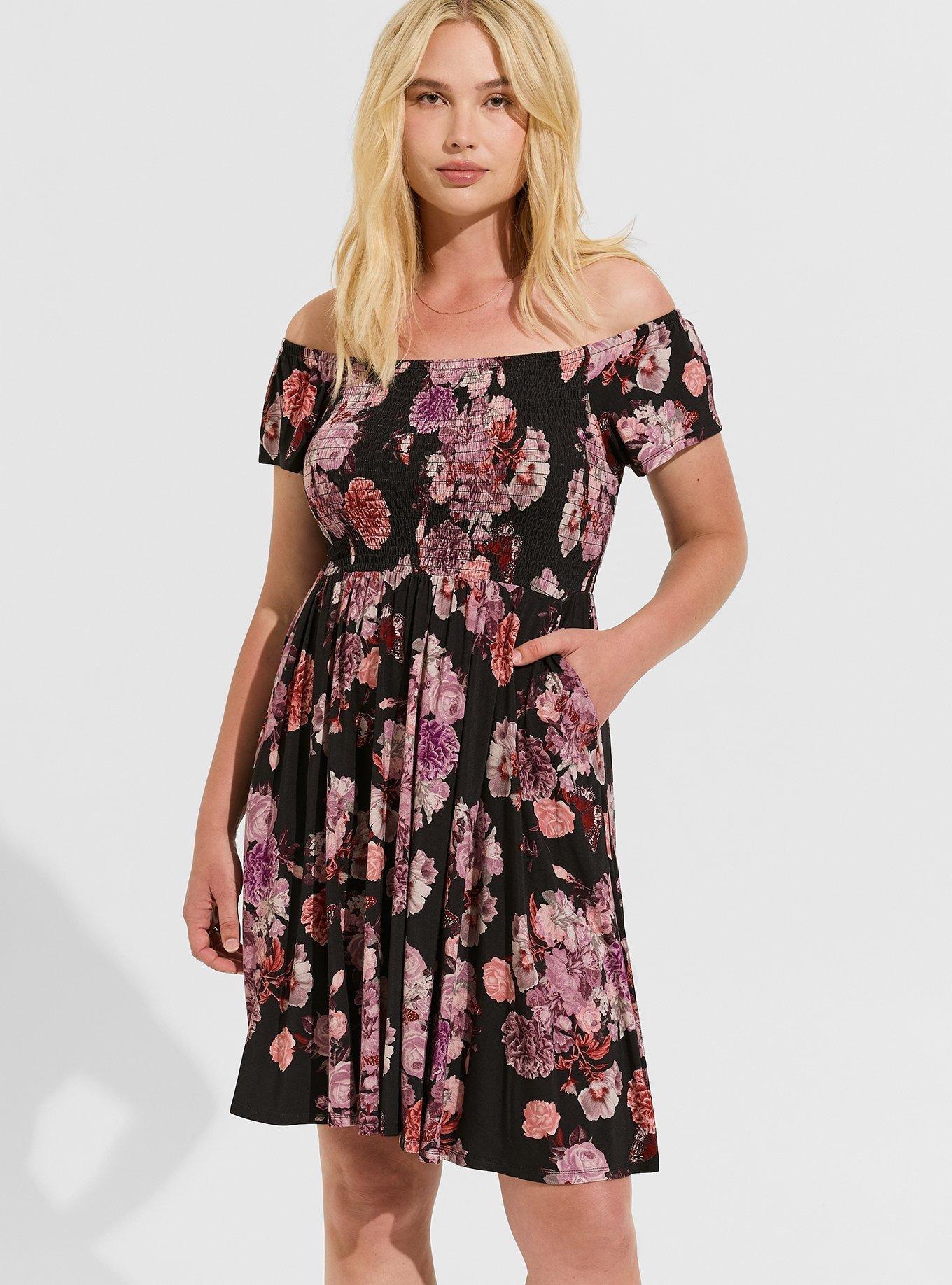 Mini Super Soft Off-Shoulder Dress