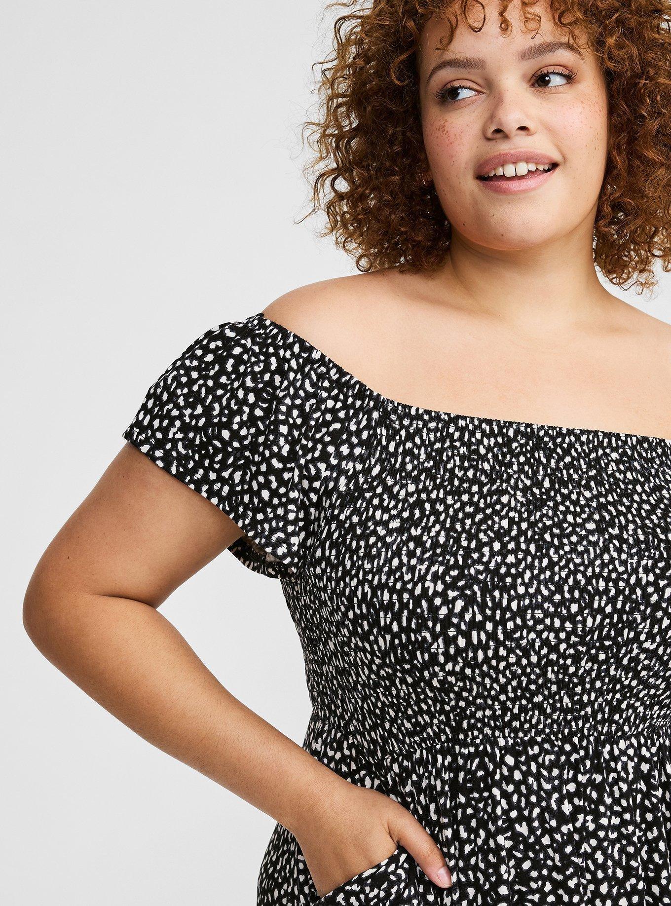 Plus Size - Mini Super Soft Off-Shoulder Dress - Torrid