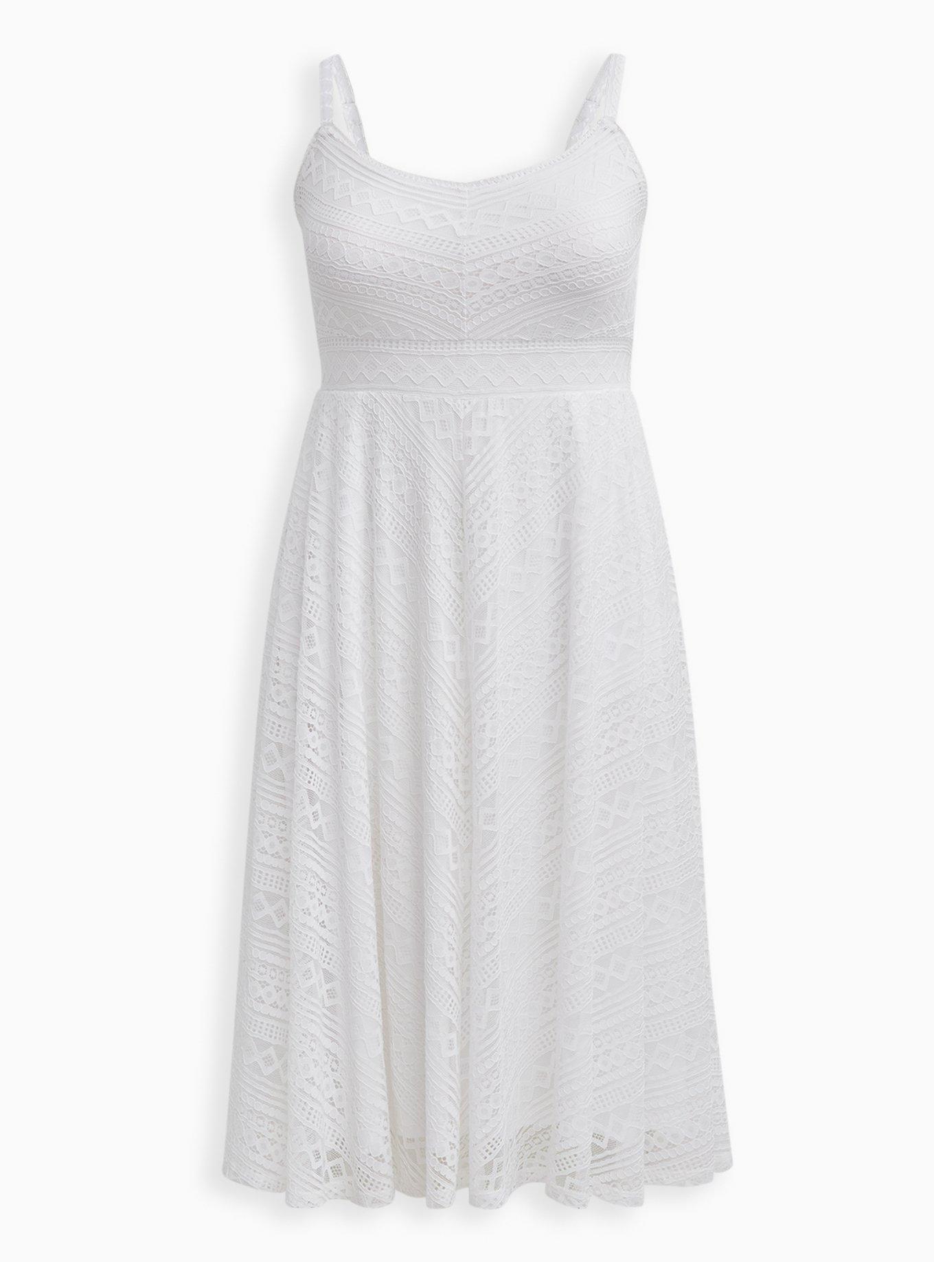 Midi Lace Skater Dress