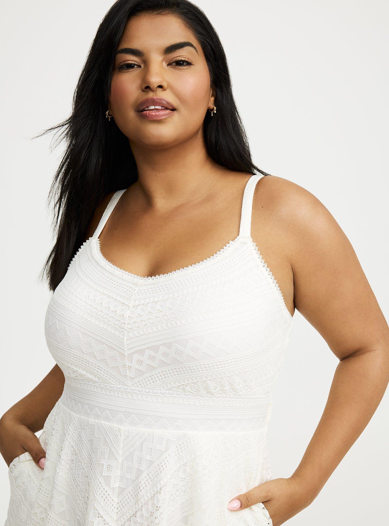 Midi Lace Skater Dress
