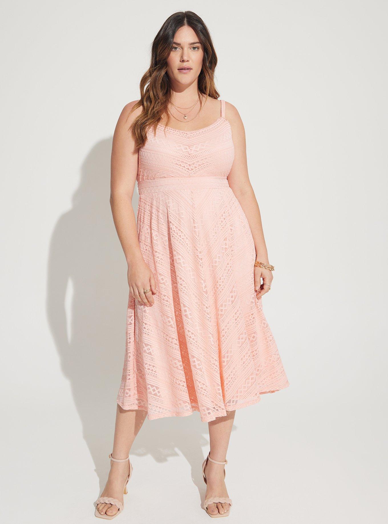 Torrid hot sale blush dress