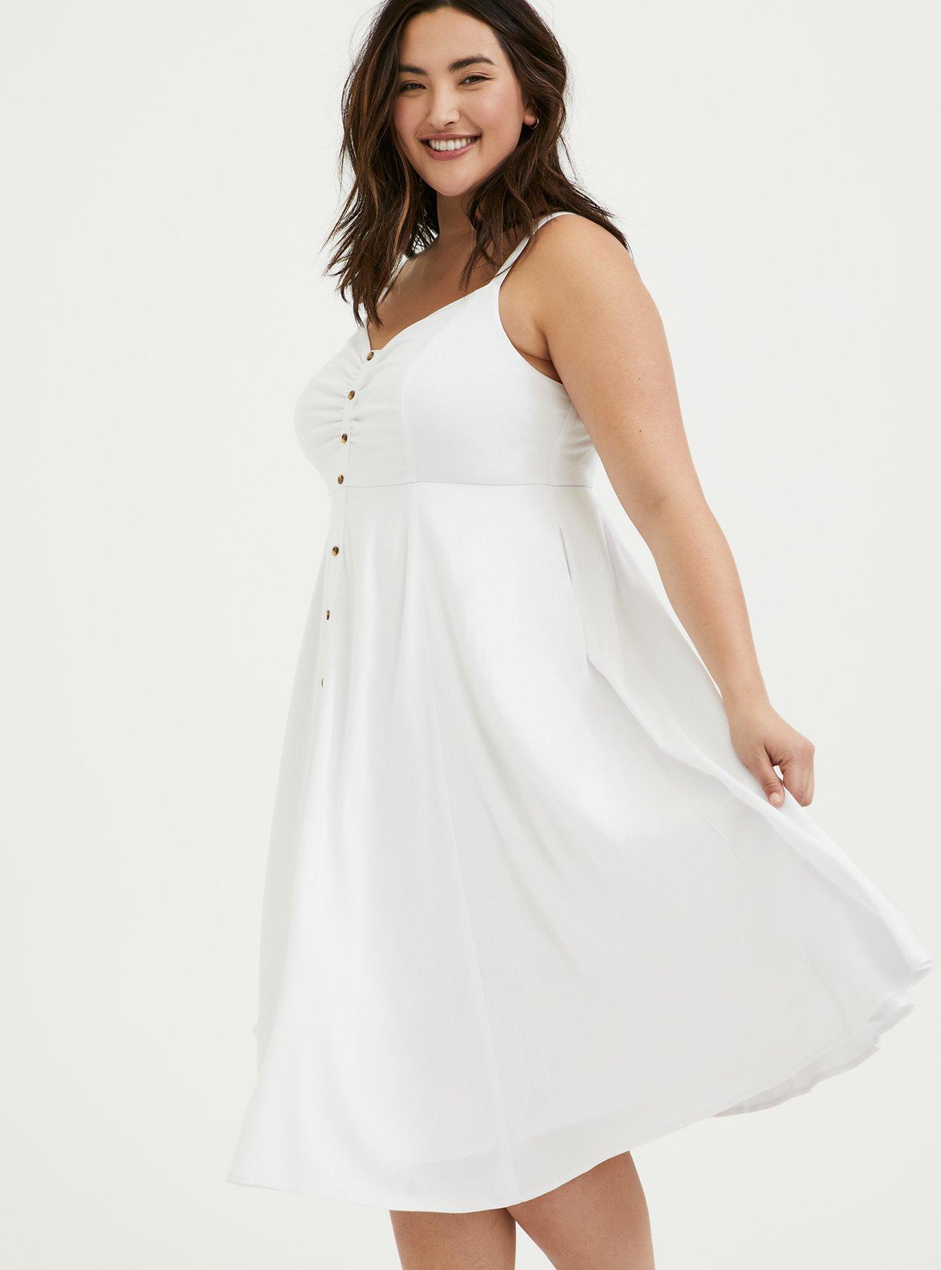 Torrid shop white dress