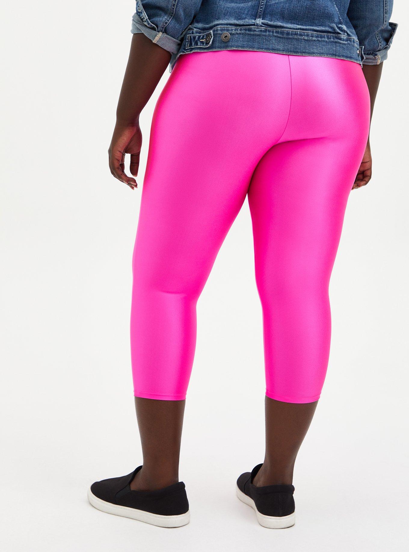 Neon pink leggings