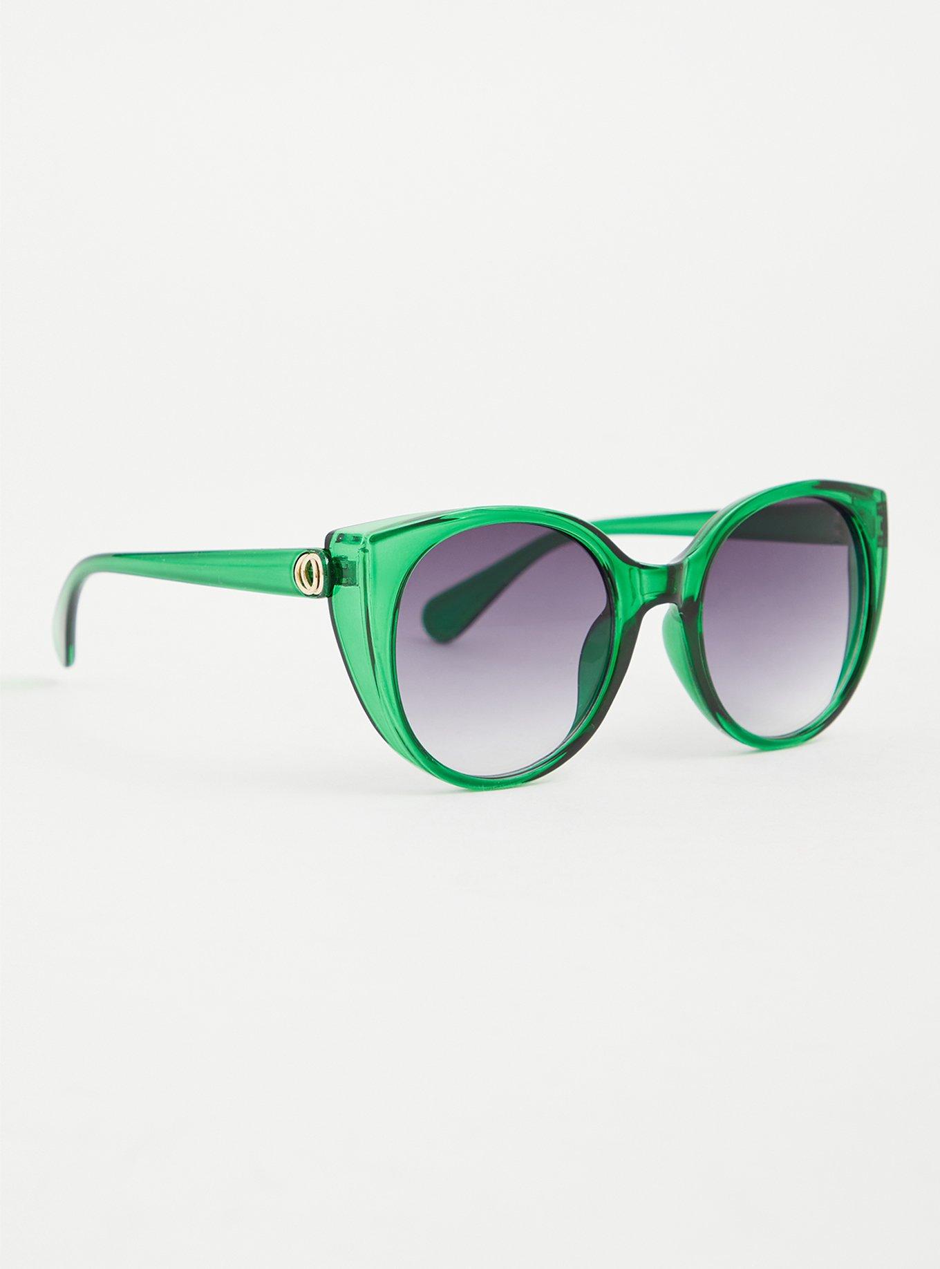 Plus Size Green Cat Eye Sunglasses Torrid