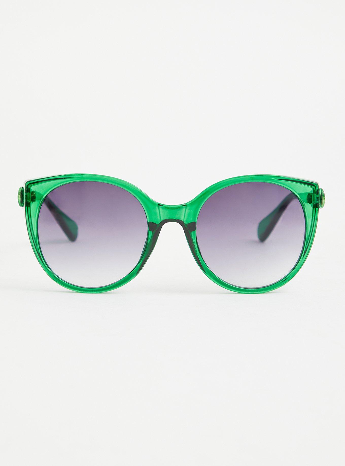 Plus Size Green Cat Eye Sunglasses Torrid