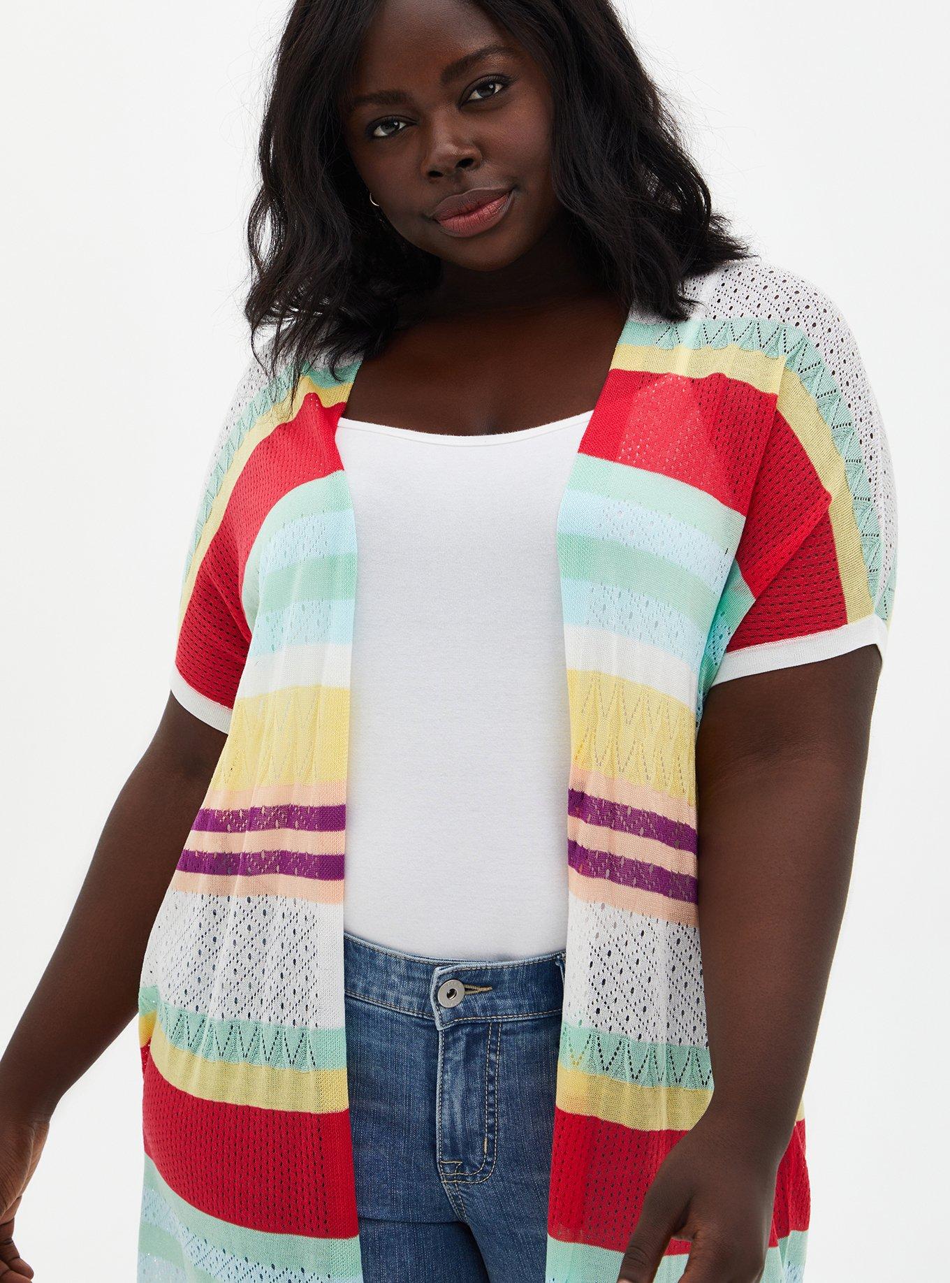 Plus Size Duster Dolman Sleeve Open Front Sweater Torrid