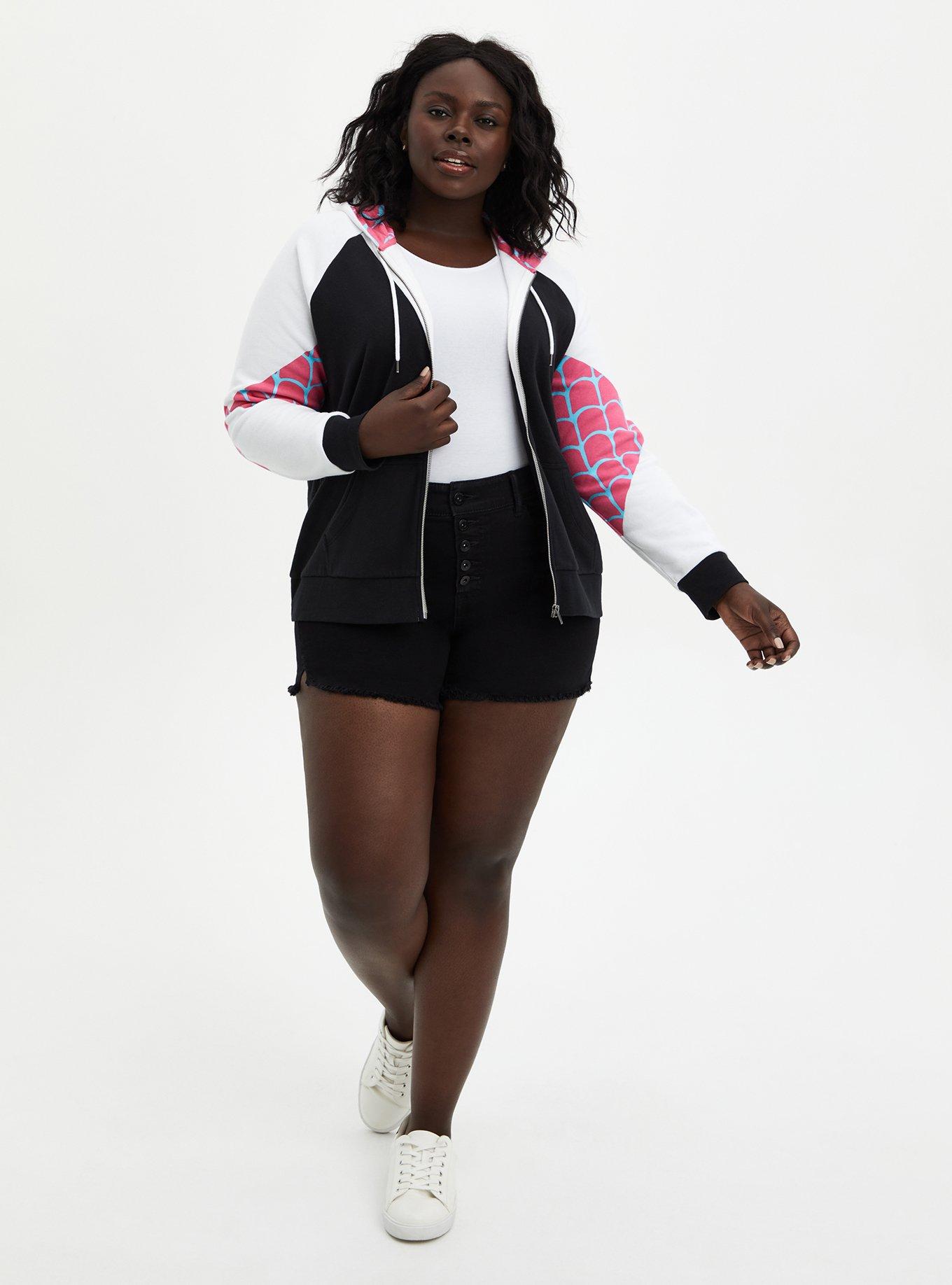 Plus Size - Marvel Spider-Gwen Zip-Up Hoodie - Torrid