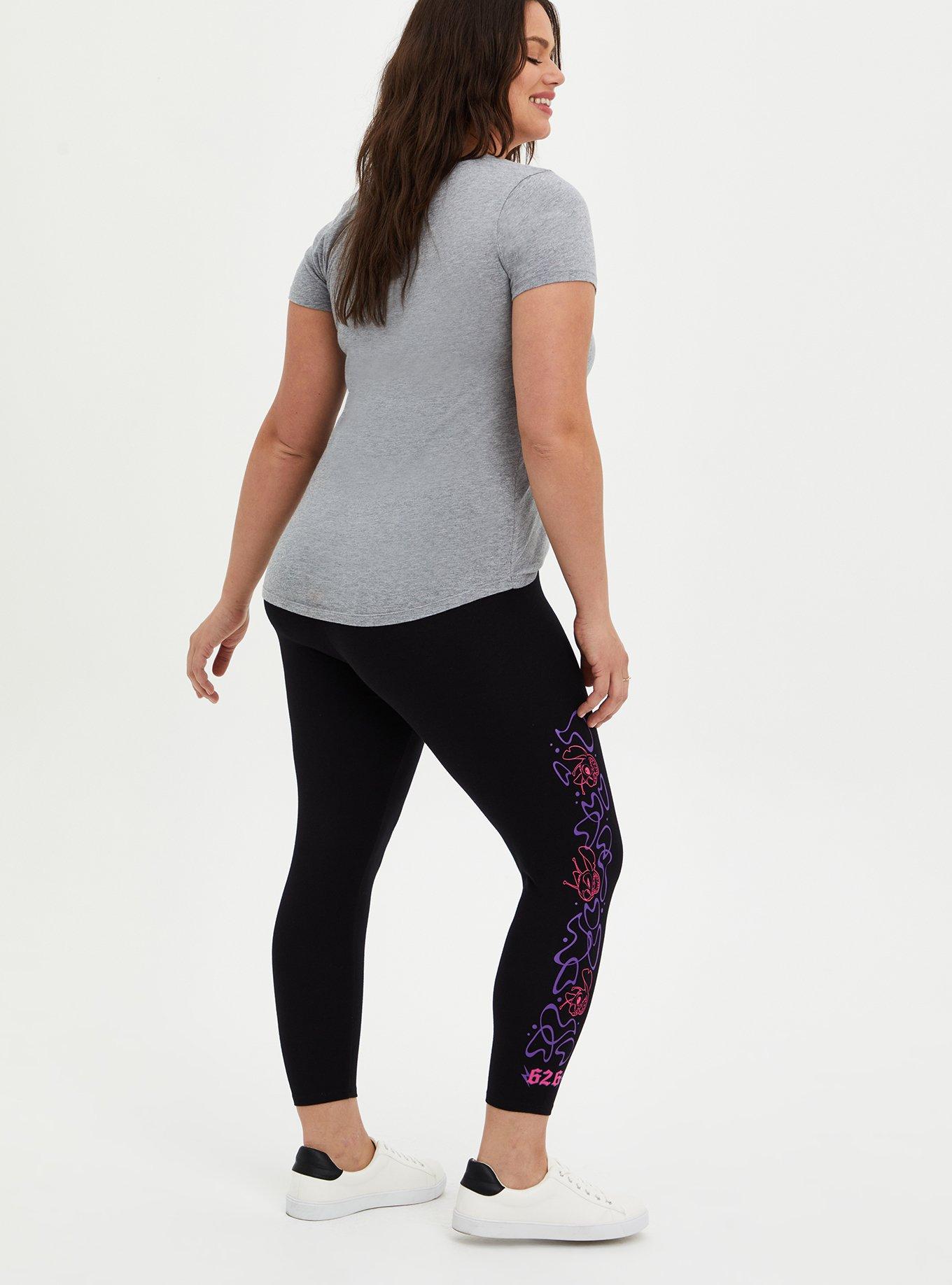 Disney Lilo & Stitch Crop Legging, DEEP BLACK, alternate