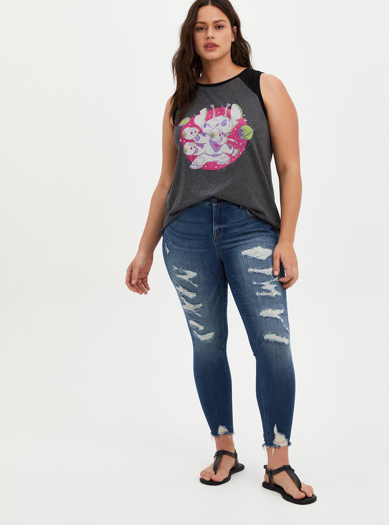 Disney Lilo & Stitch Space Muscle Tank, HEATHER CHARCOAL, alternate