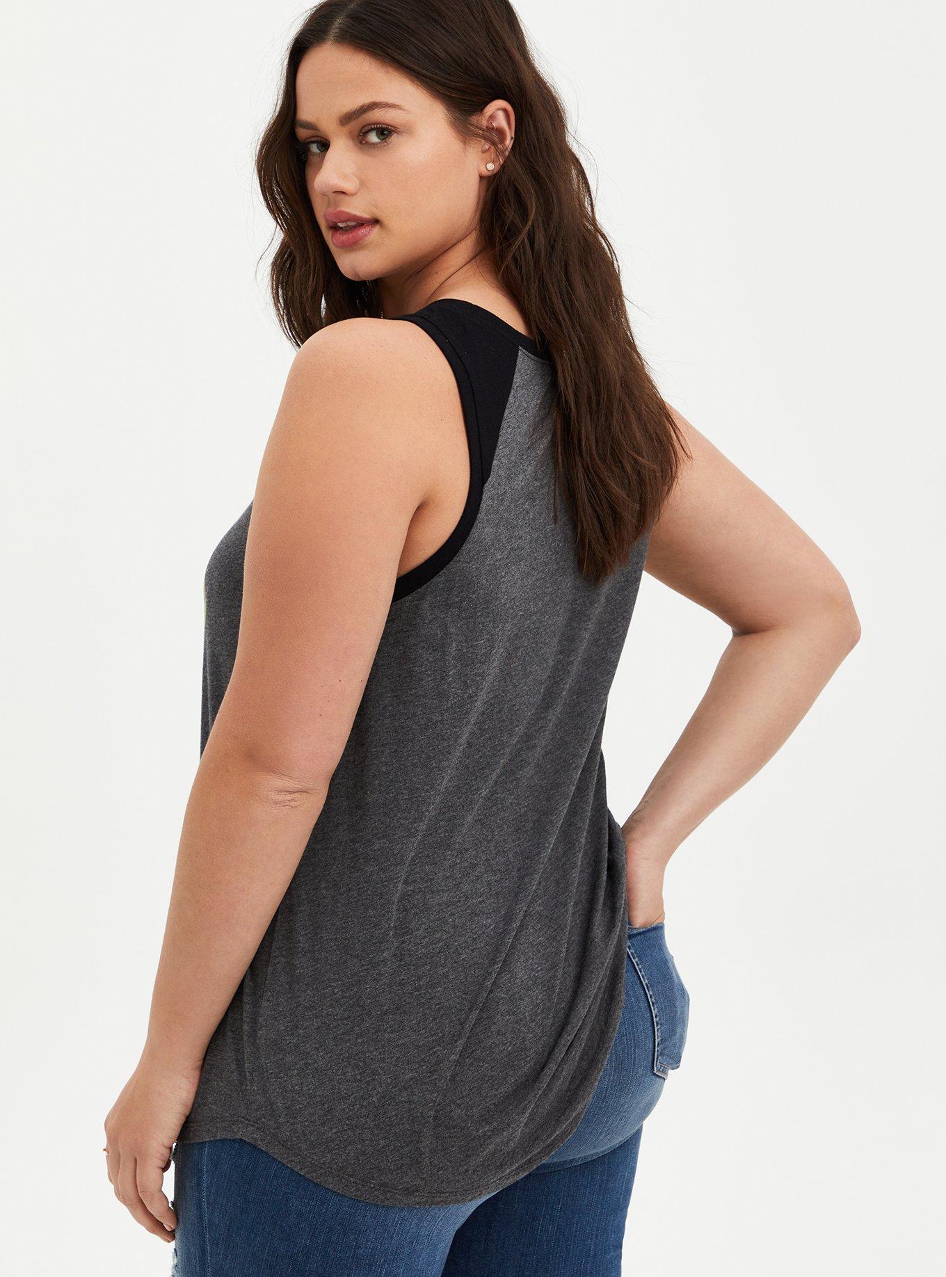 Disney Lilo & Stitch Space Muscle Tank, HEATHER CHARCOAL, alternate