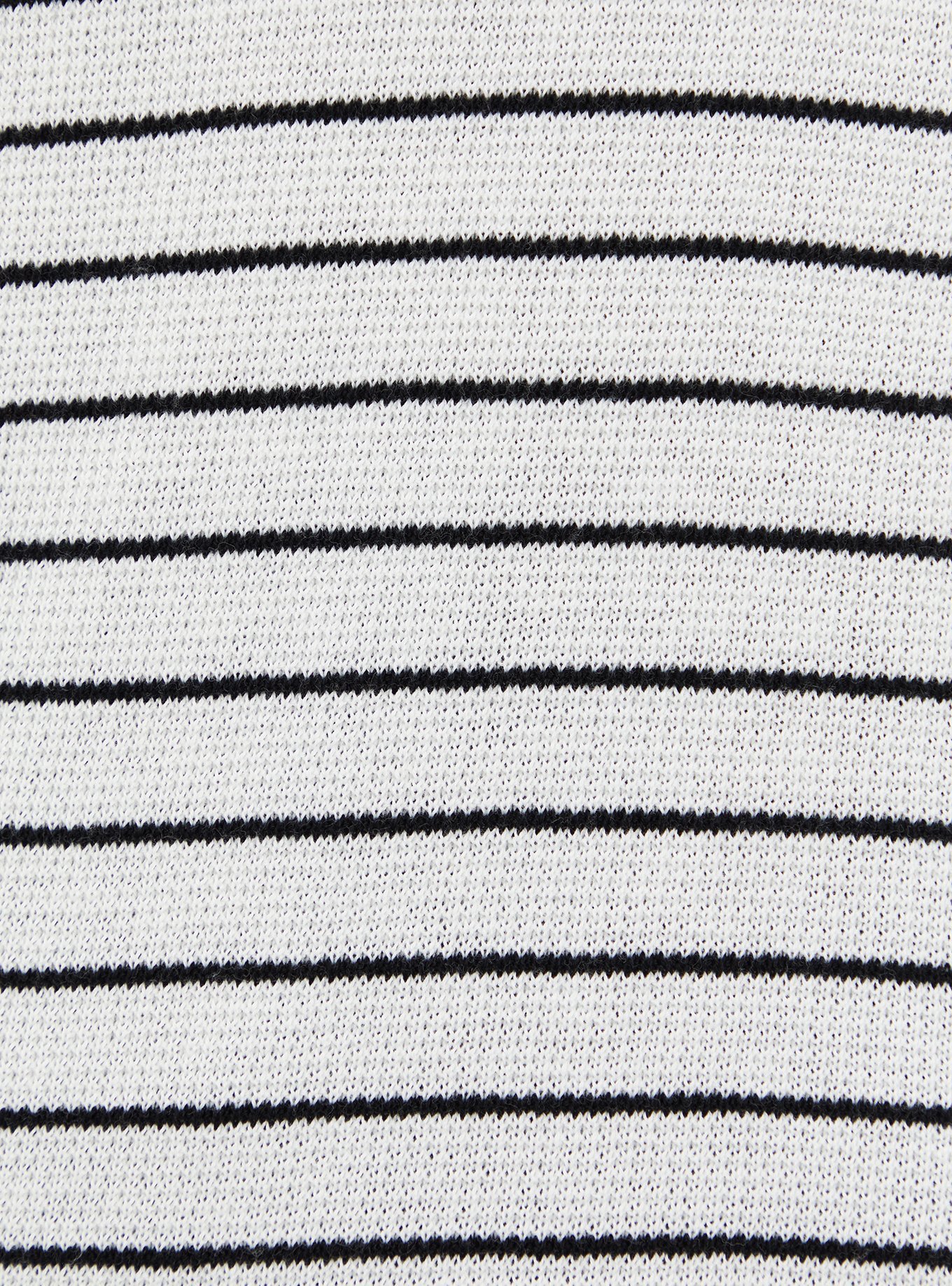 Plus Size White & Black Stripe Open Front Cardigan Sweater, , alternate