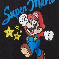 Super Mario Classic Fit Crew Tee , DEEP BLACK, swatch