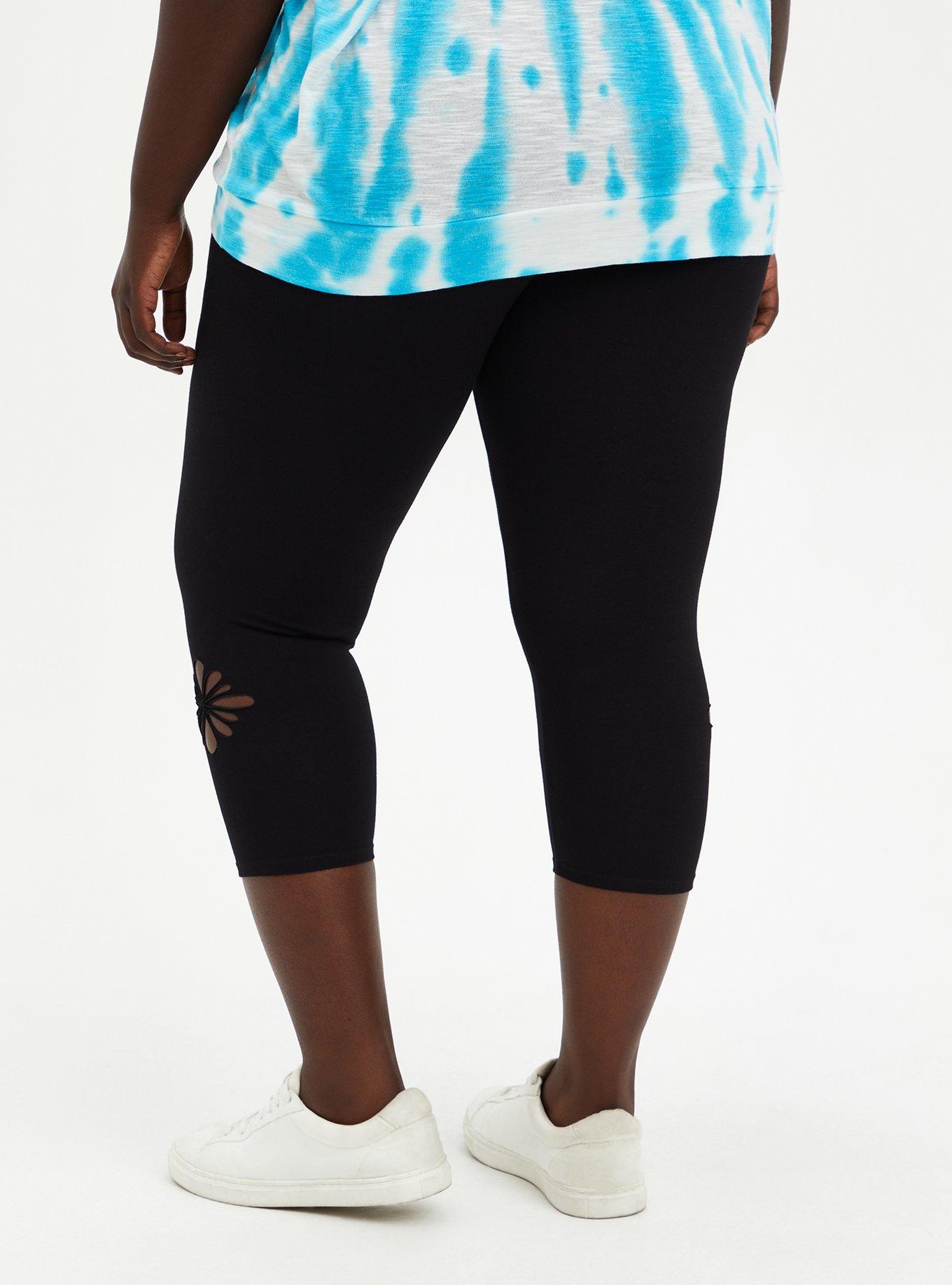 Capri leggings with cutouts sale