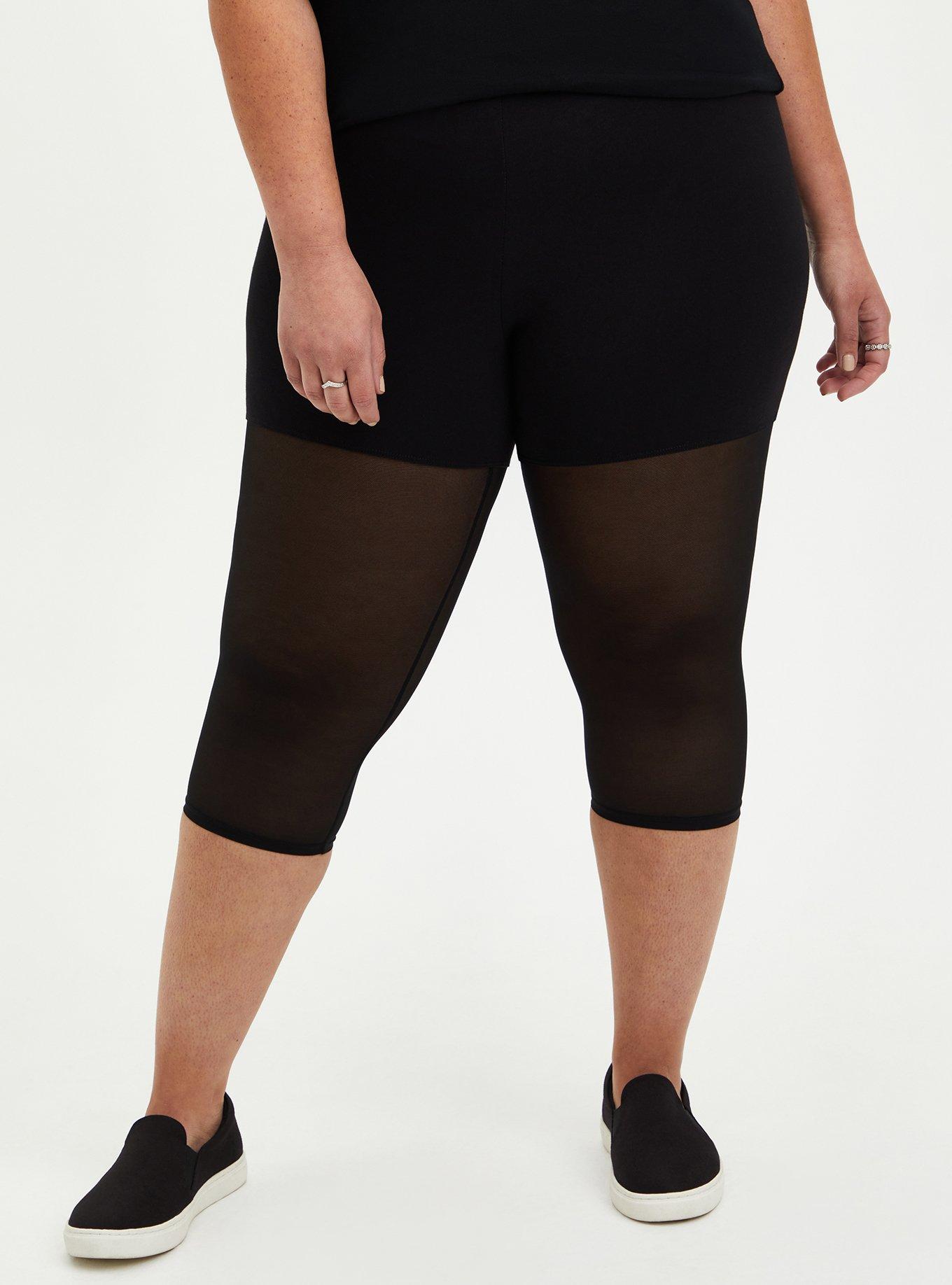 Ladies Tech Mesh Pedal Pusher Leggings -  webstore