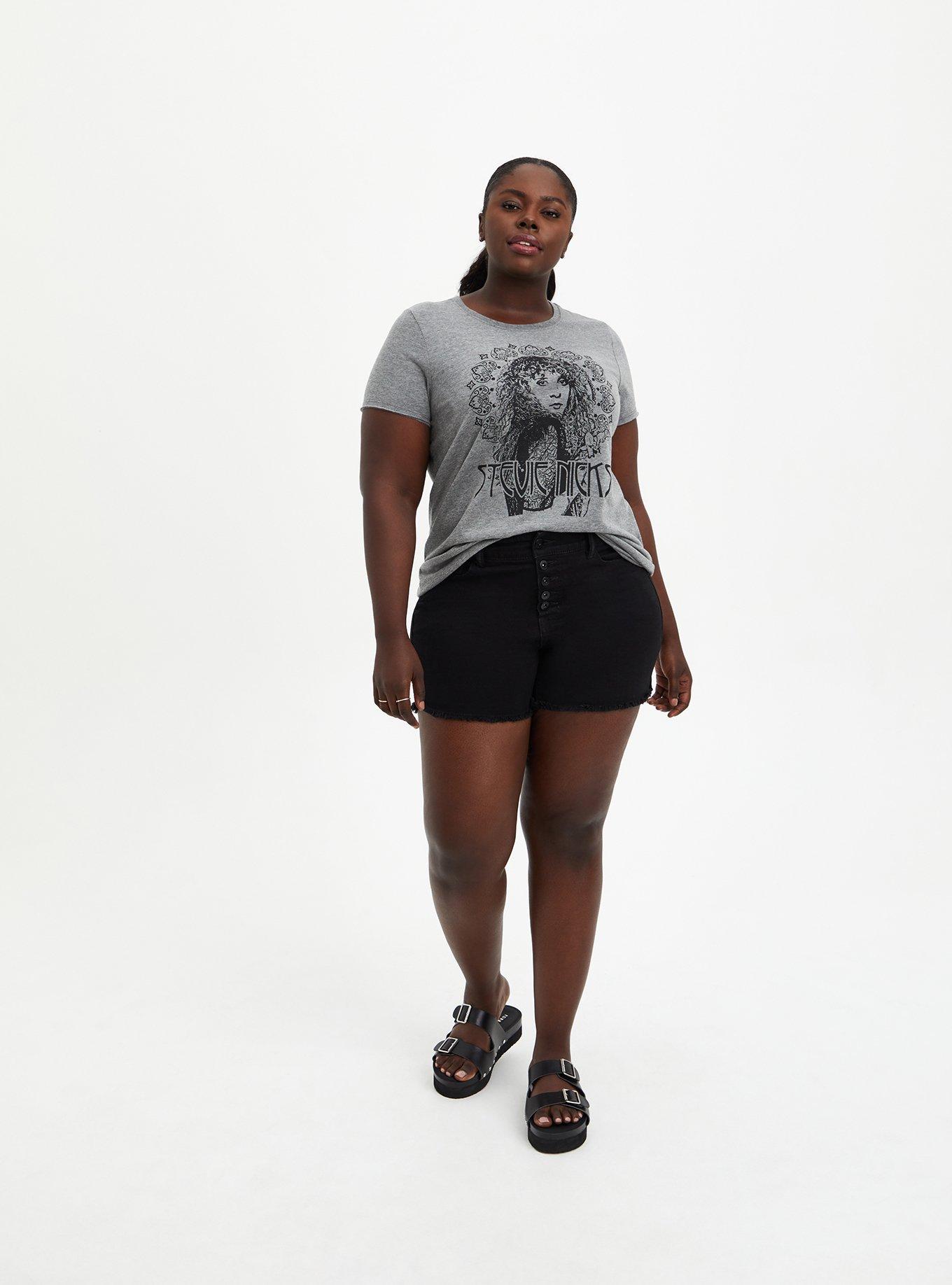 Classic Fit Crew Tee - Stevie Nicks Grey Crew , MEDIUM HEATHER GREY, alternate